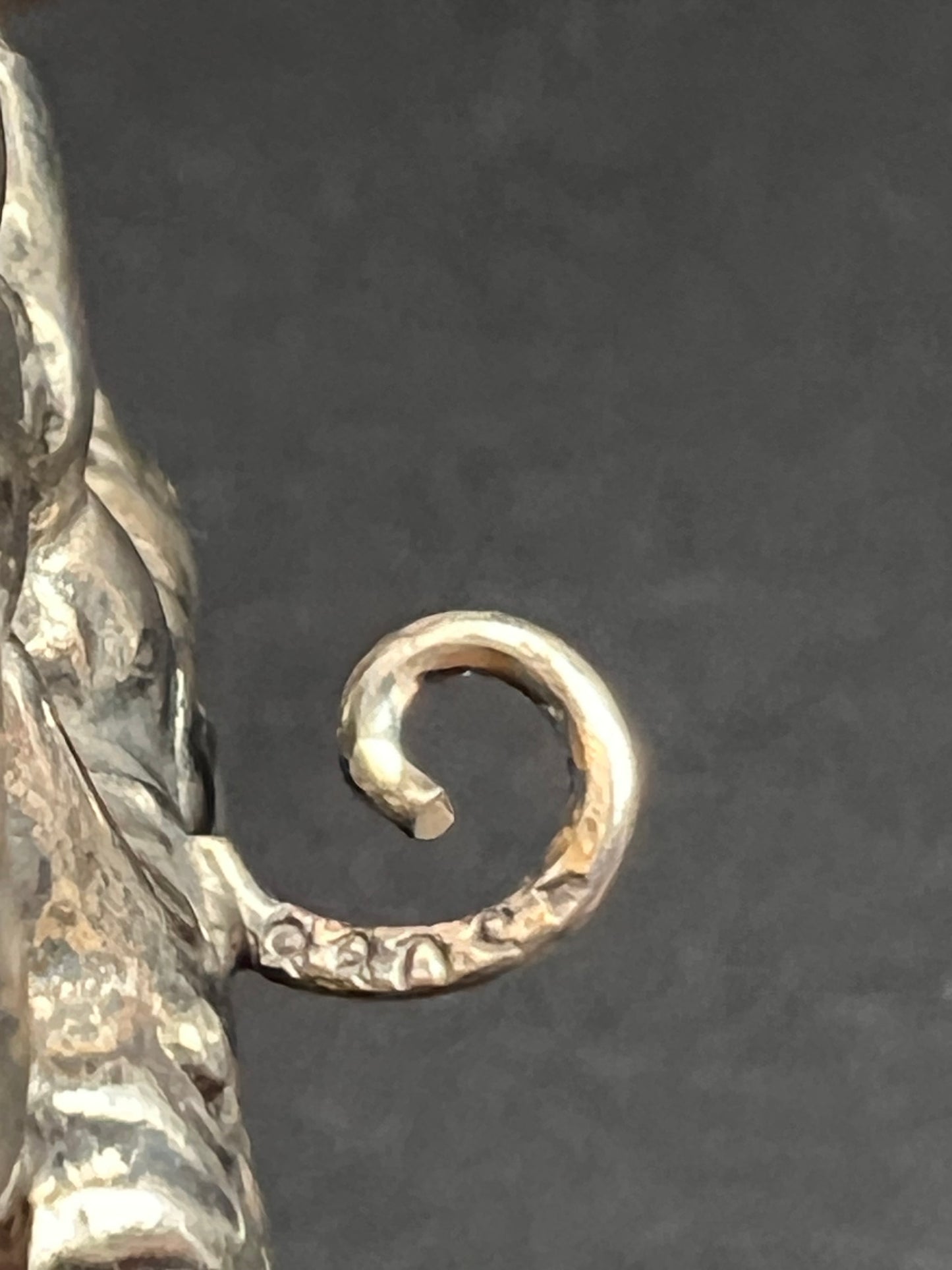 Rare vintage sterling silver Norwegian Norge troll brooch
