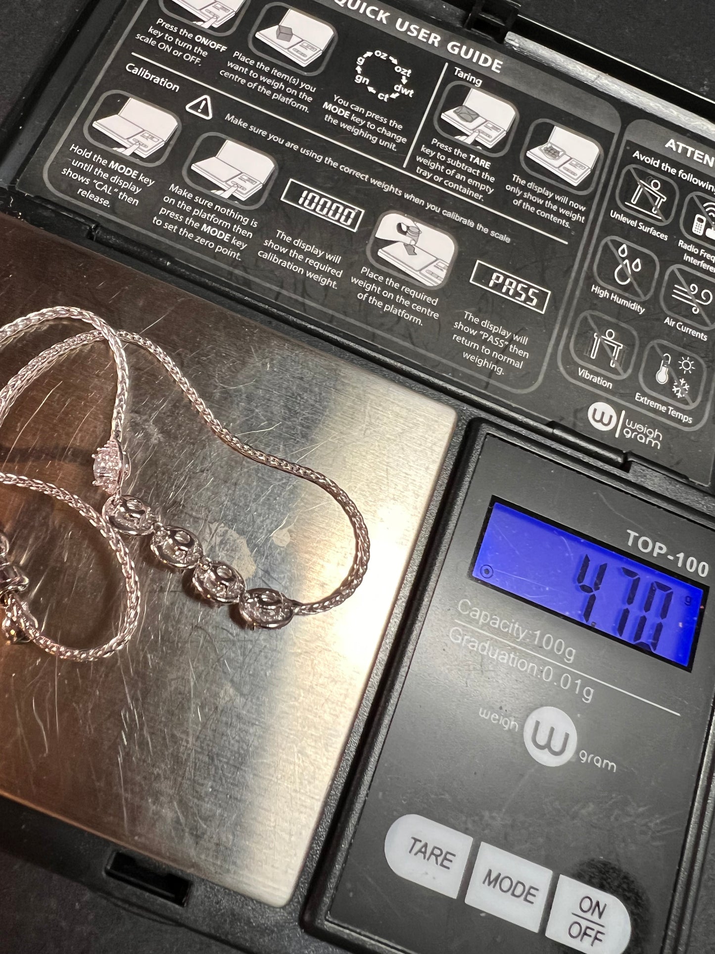 Sterling Silver CZ Halo Bolo Bracelet Adjustable Sparkle Slider Bracelet