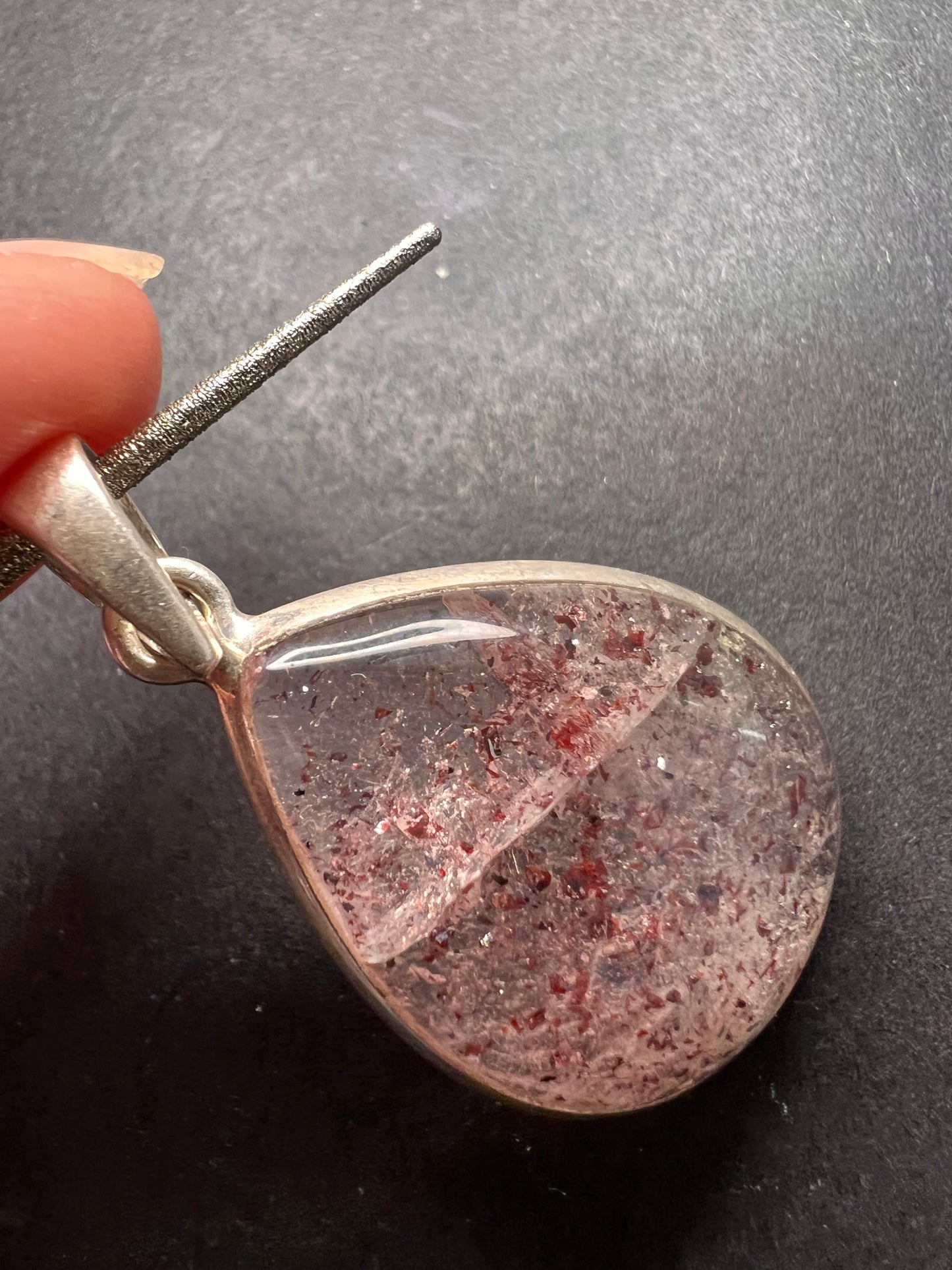 NEW Lepidocrocite super 7 teardrop pendant 6.30 grams