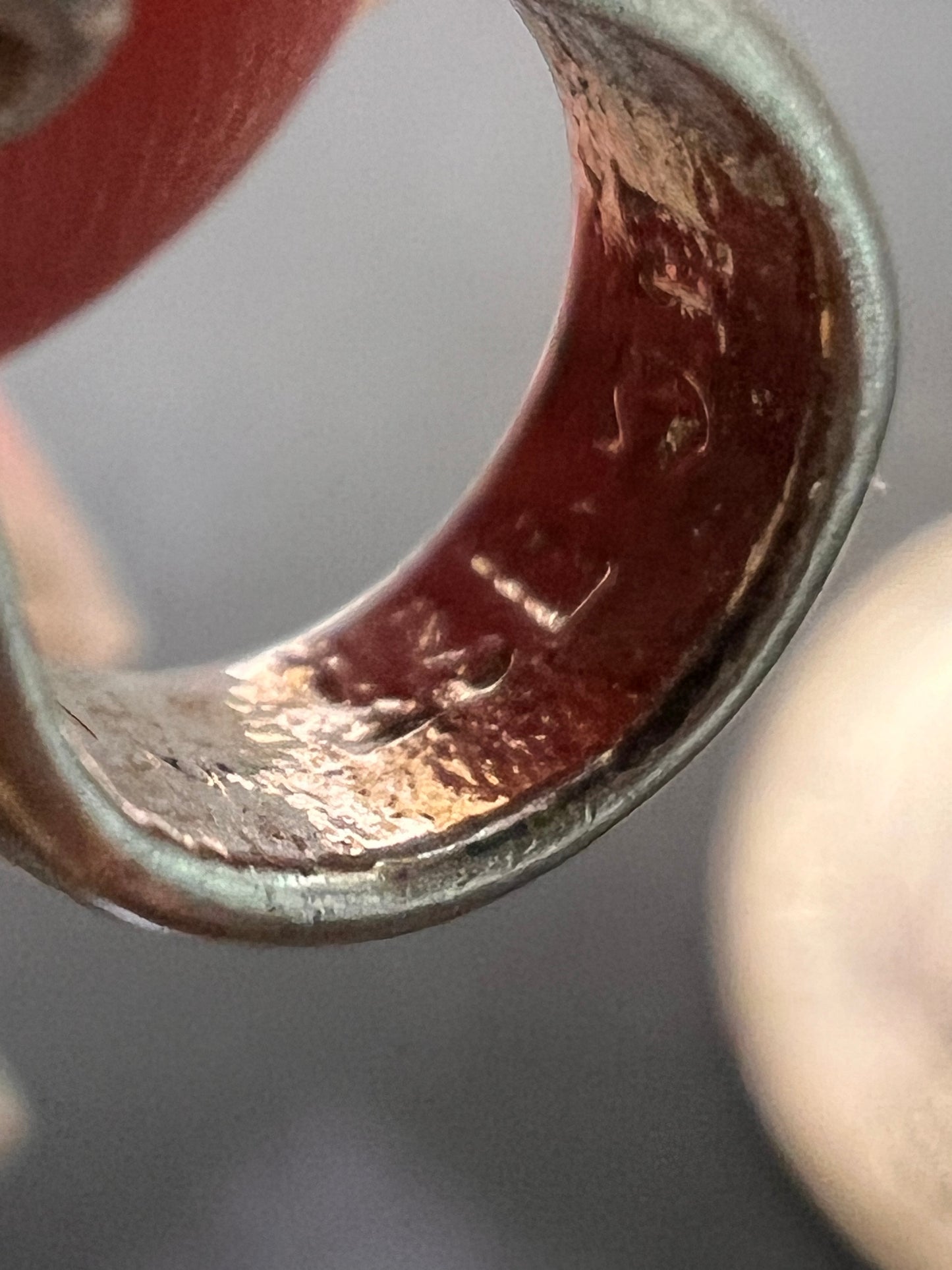 NEW Pink / Tri colored tourmaline sterling silver pendant 4.34 grams