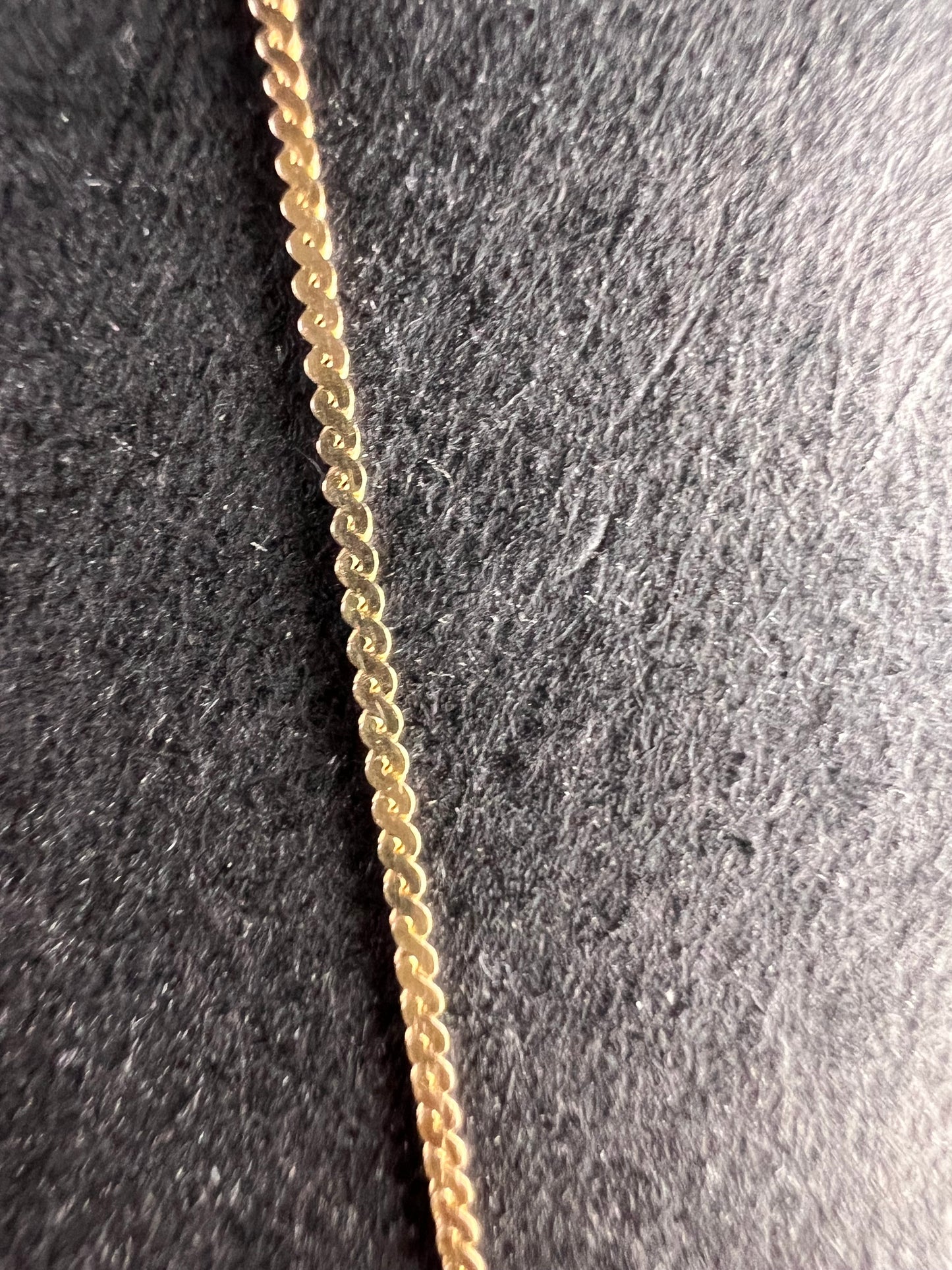 14k yellow gold 16 inch chain