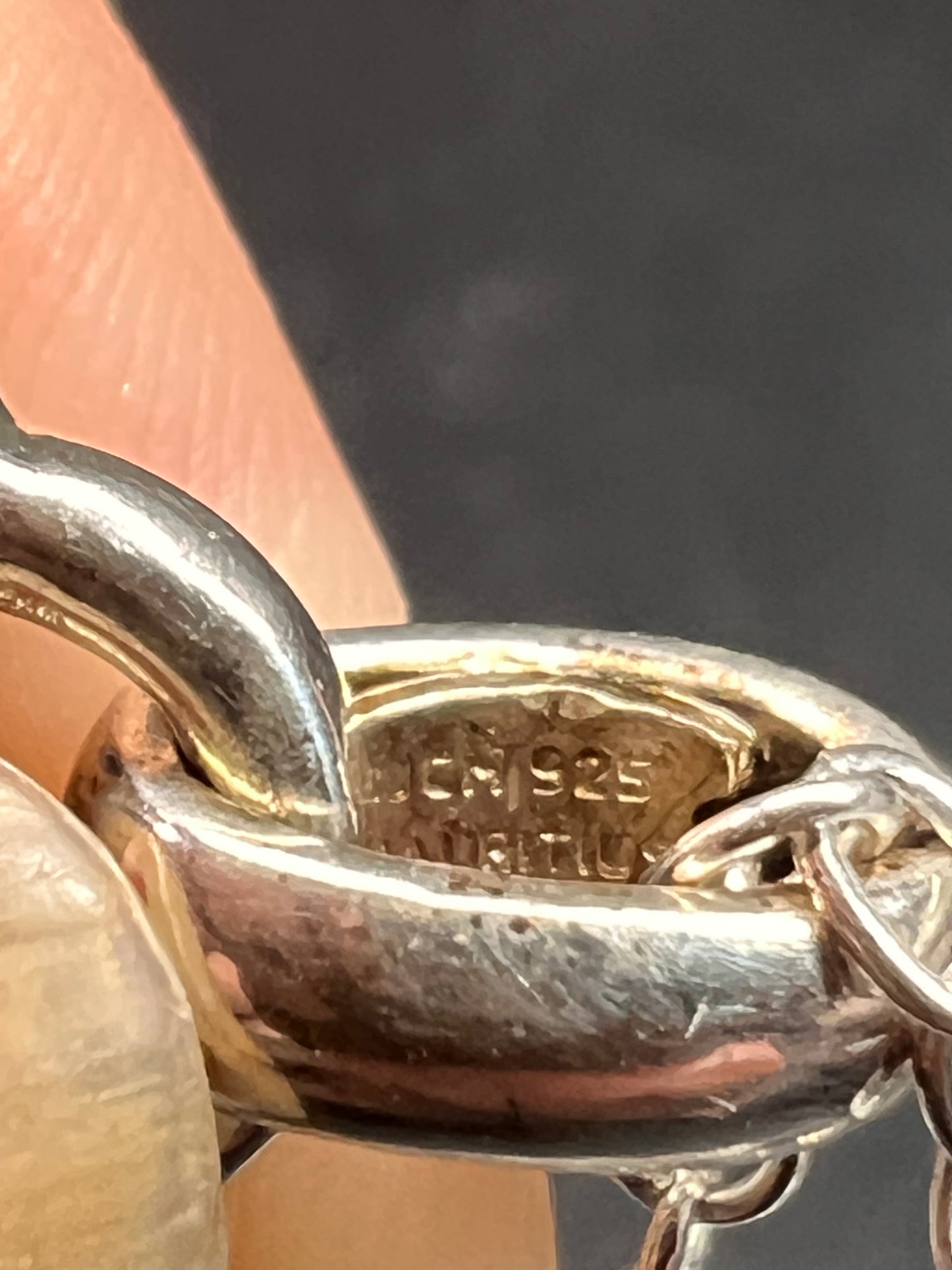 JCM Jacmel Mauritius Sterling Silver Key Pendant 24" Chain Necklace