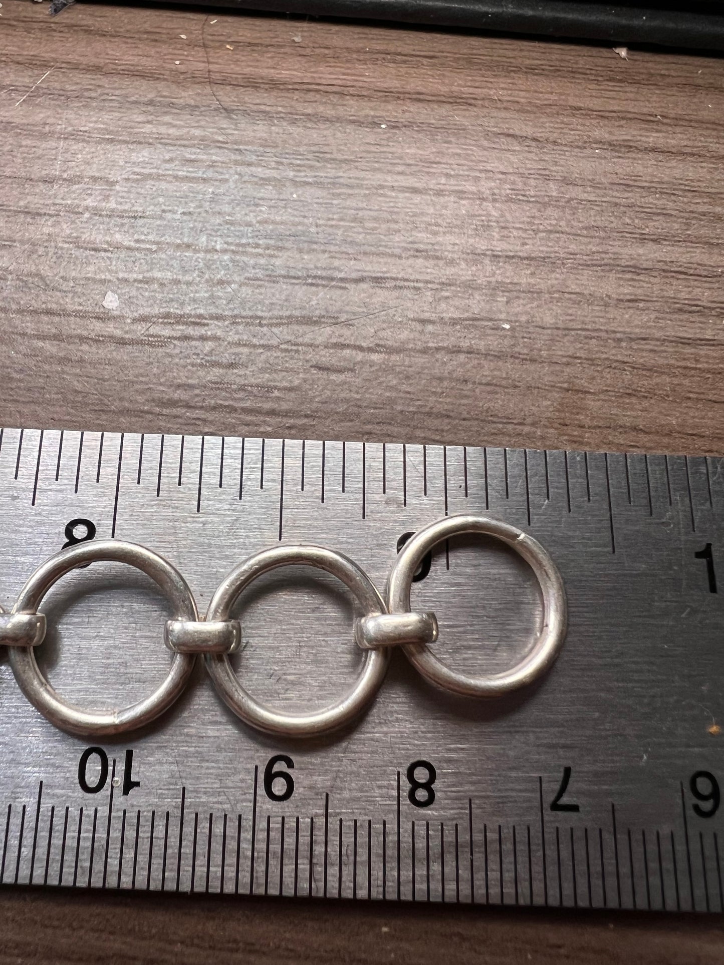 NEW Labradorite Sterling silver link toggle bracelet 9.25 inches