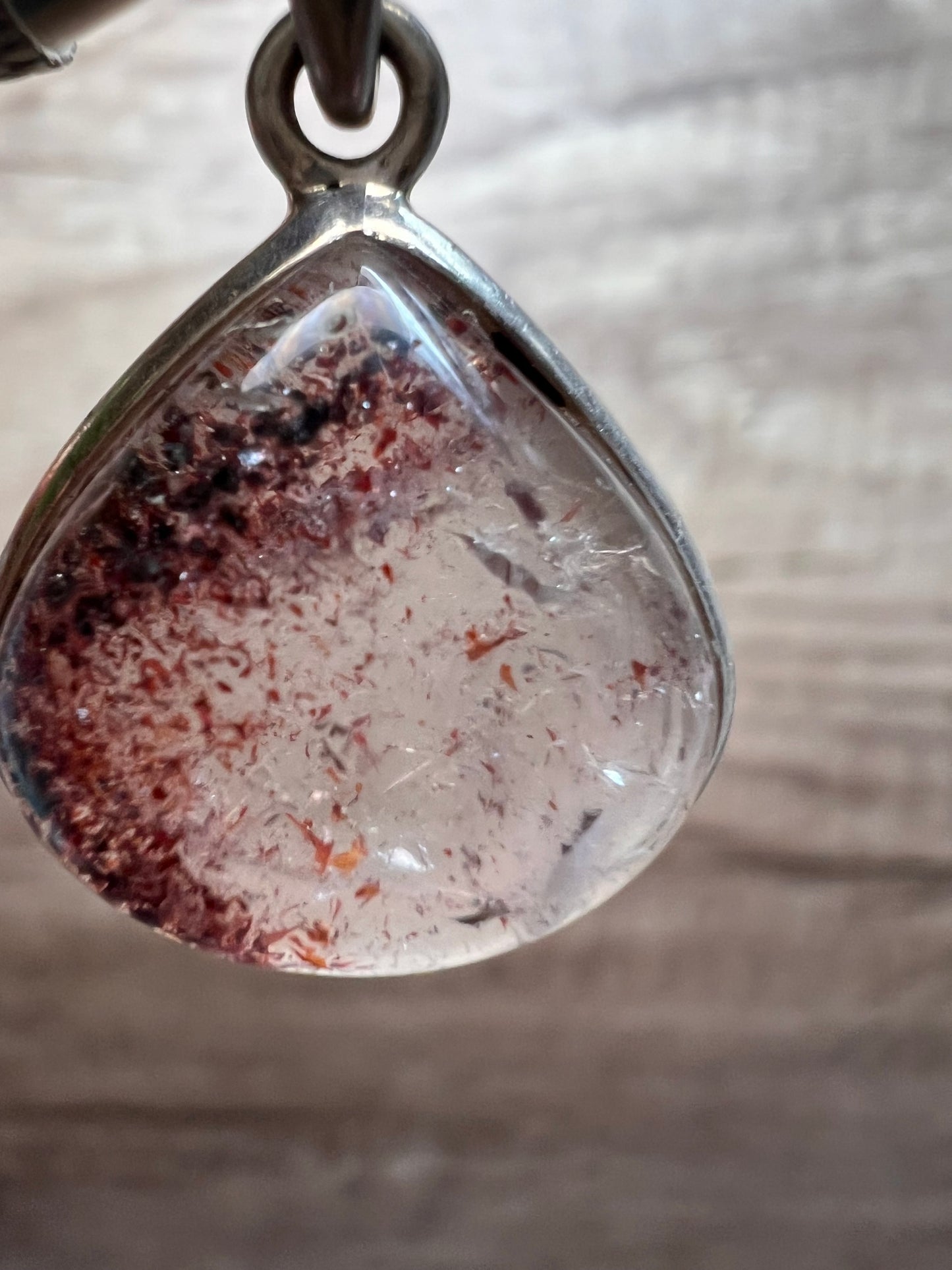 NEW Lepidocrocite super 7 sterling silver pendant 5.16 grams