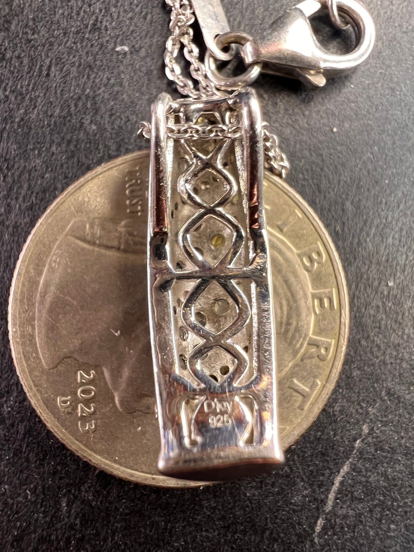 NEW Narsipatnam alexandrite sterling silver pendant necklace