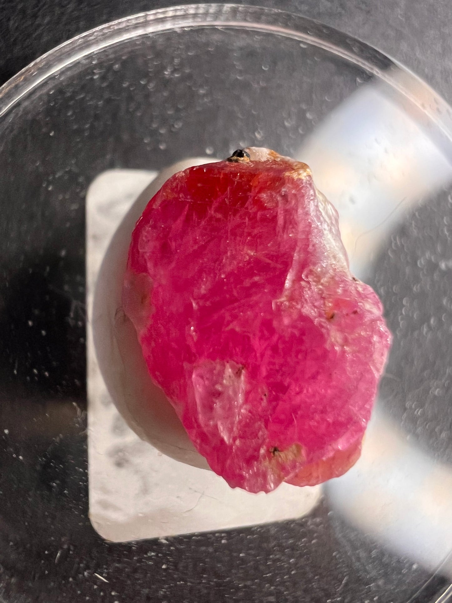 Ruby rough specimen from Afghanistan