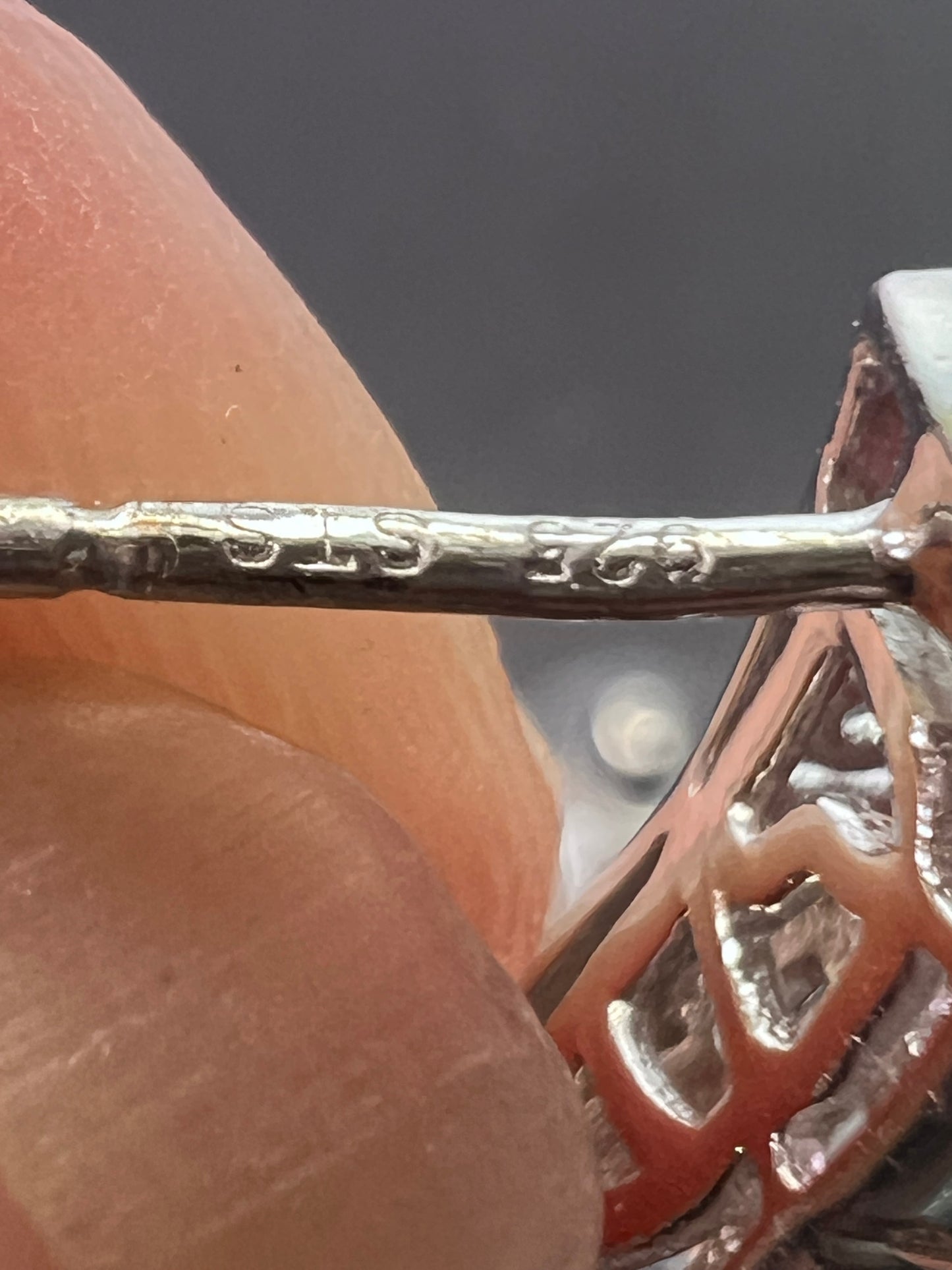 Pink spinel and white topaz sterling silver earrings