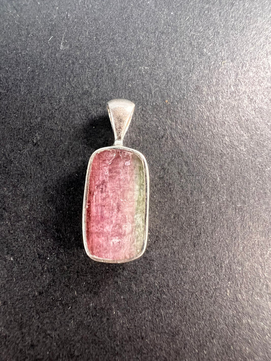 NEW Watermelon sterling silver pendant 1.32 grams