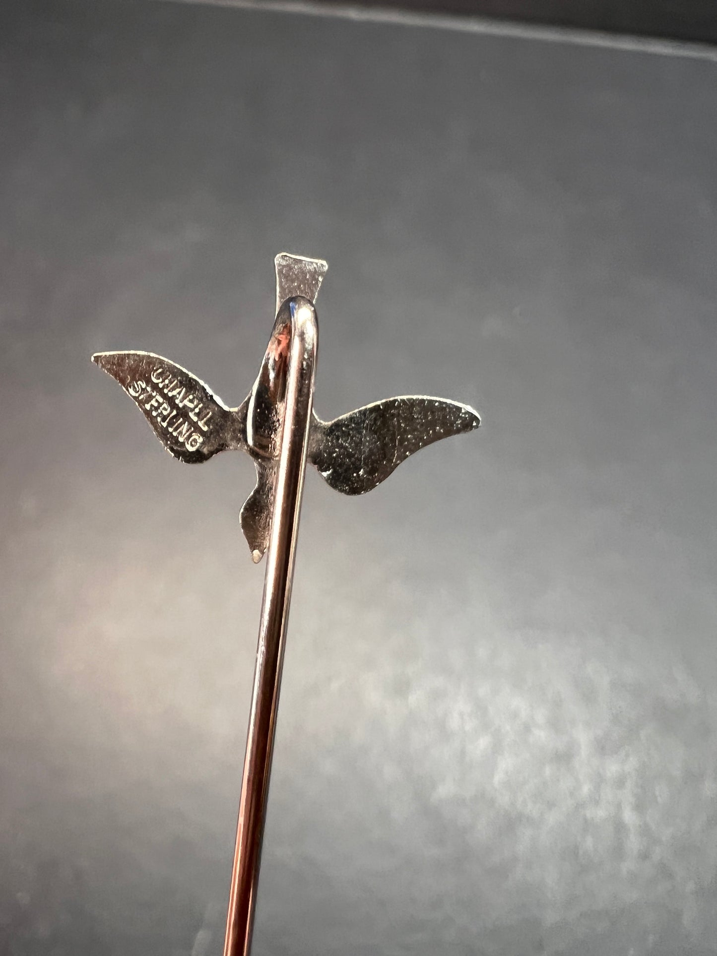 Vintage sterling Sweet Bird CHAPLL dove pin