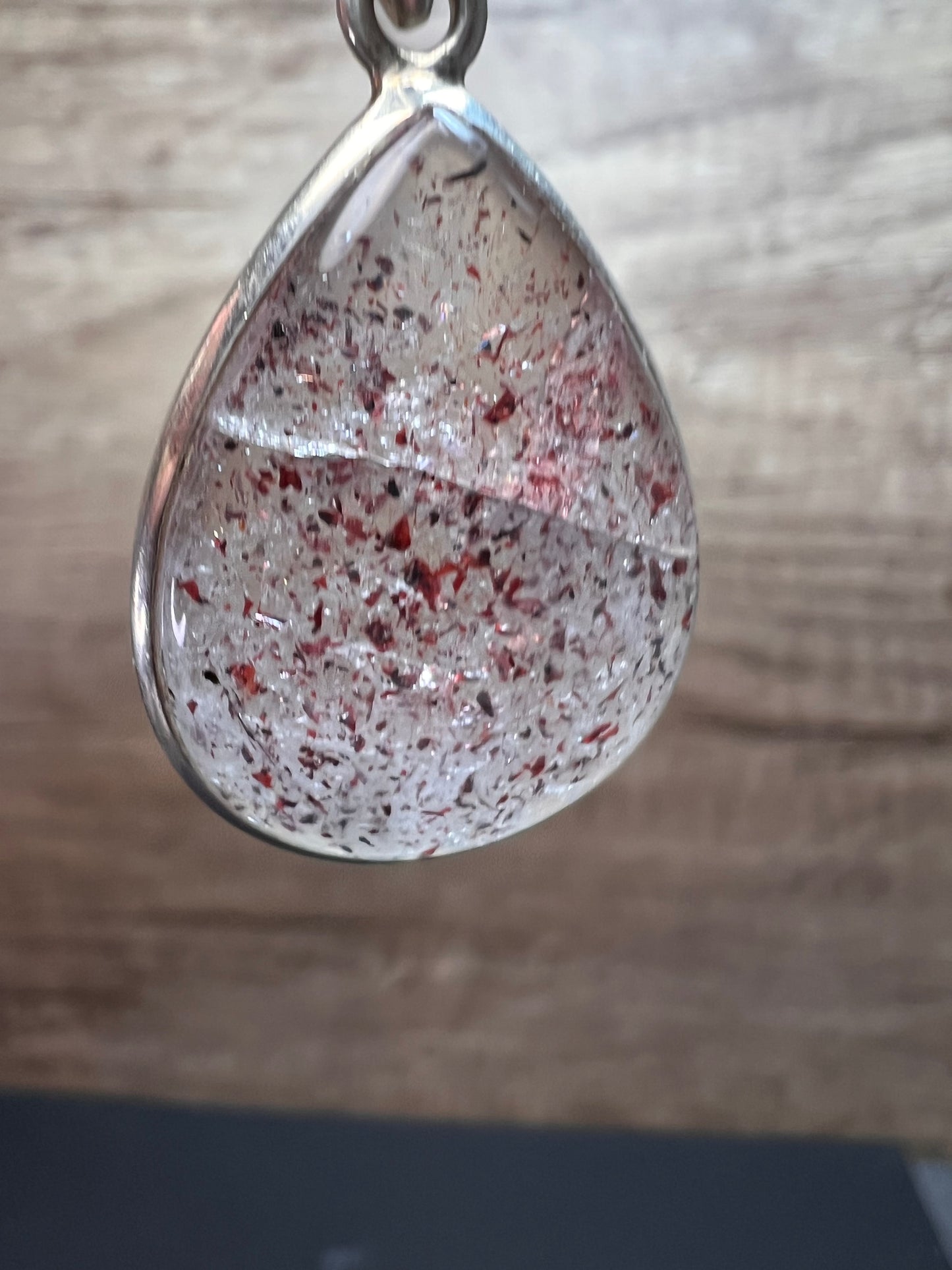 NEW Lepidocrocite super 7 teardrop pendant 6.30 grams