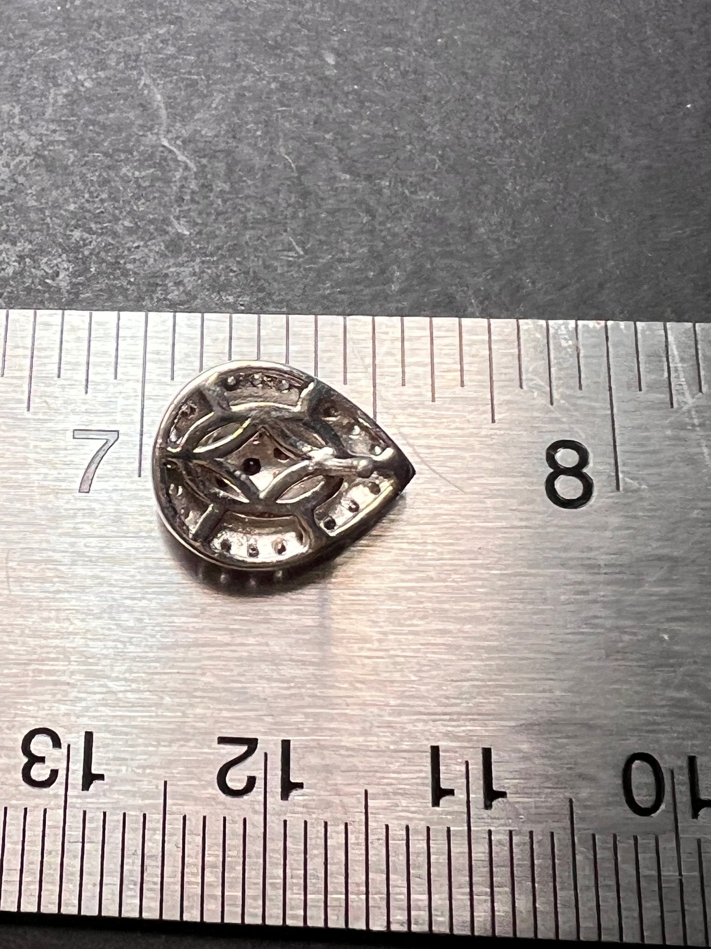 Rhodolite garnet and white topaz teardrop sterling silver post halo earrings