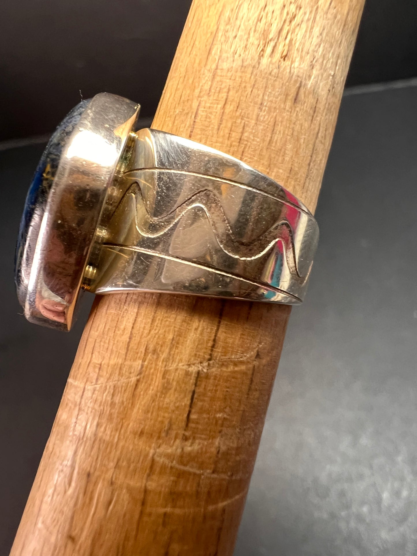 Jay King pietersite sterling silver ring size 6