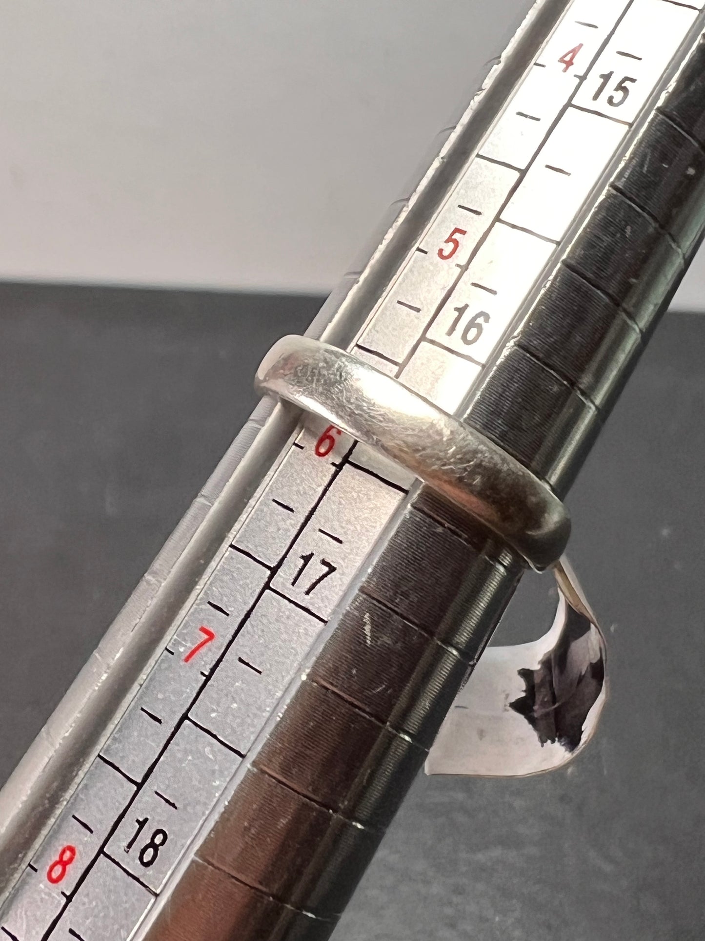 NEW Blue topaz triple stone sterling silver ring size 6 / 6.39 grams