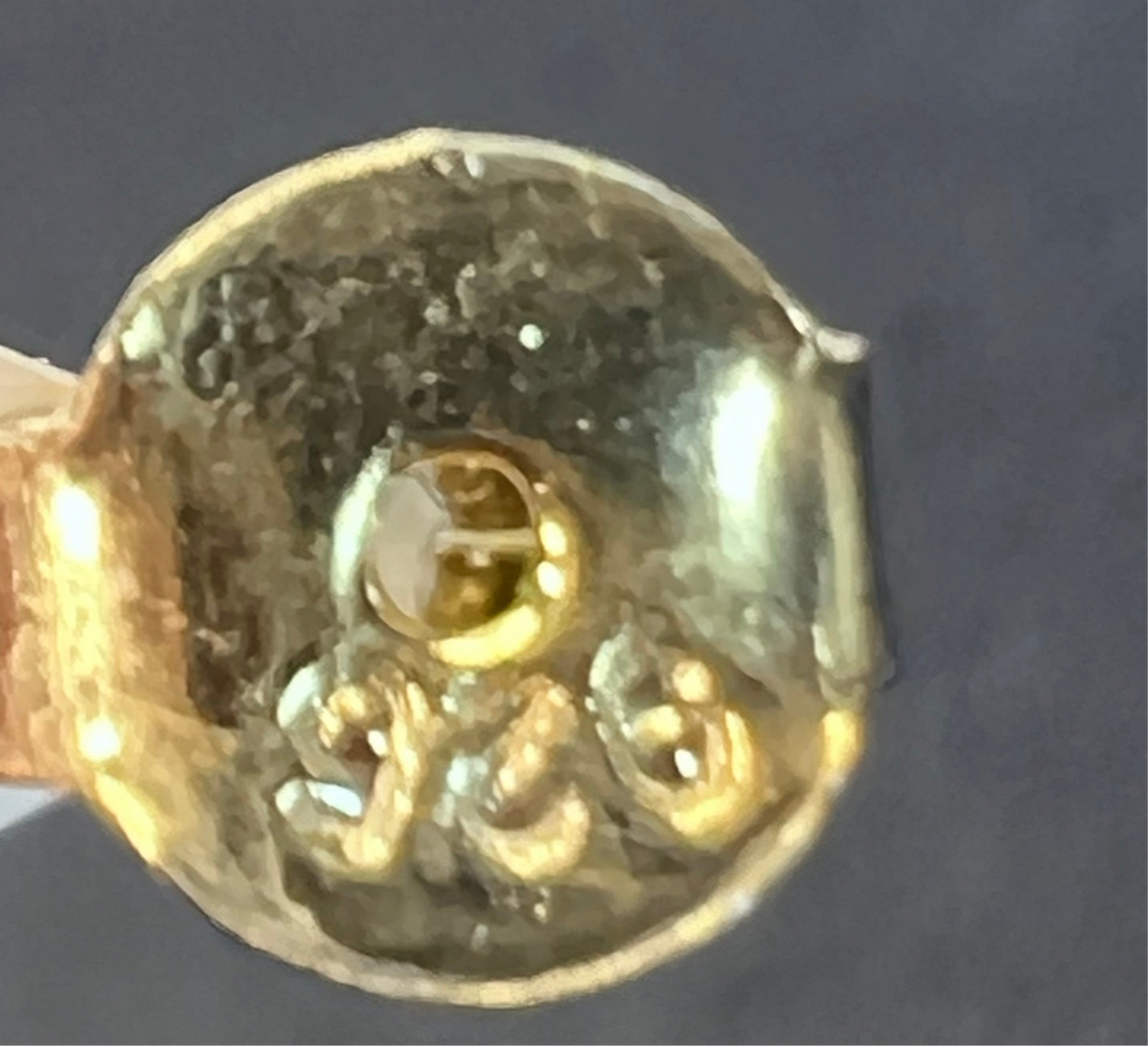 New amethyst teardrop hoop earrings in 18k gold over sterling silver