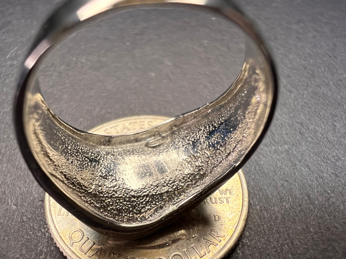 Vintage sterling silver ring size 8