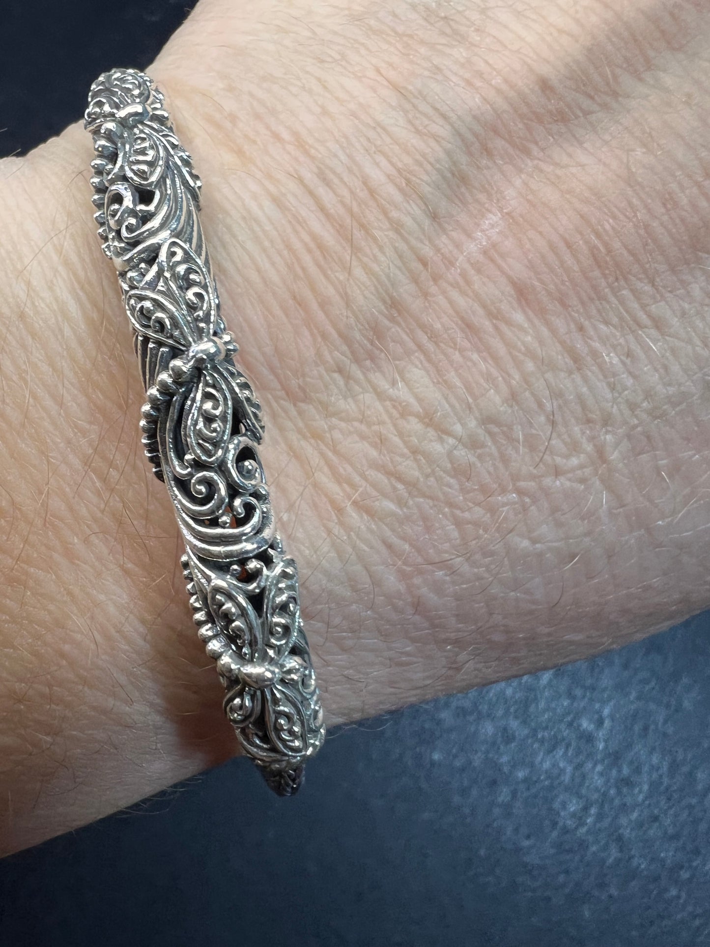 NEW Bali sterling silver dragonfly toggle bracelet