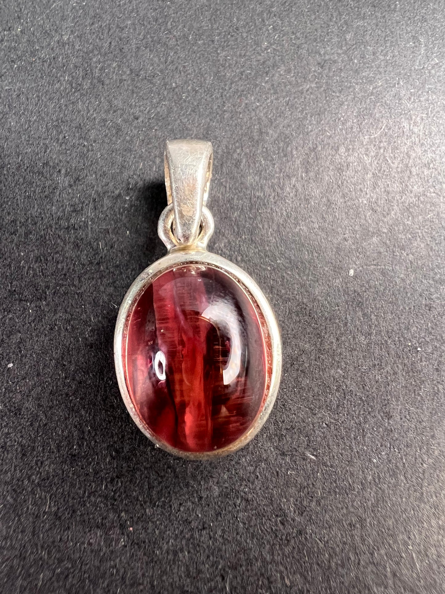 NEW Pink tourmaline Rubellite sterling silver pendant 3.03 grams