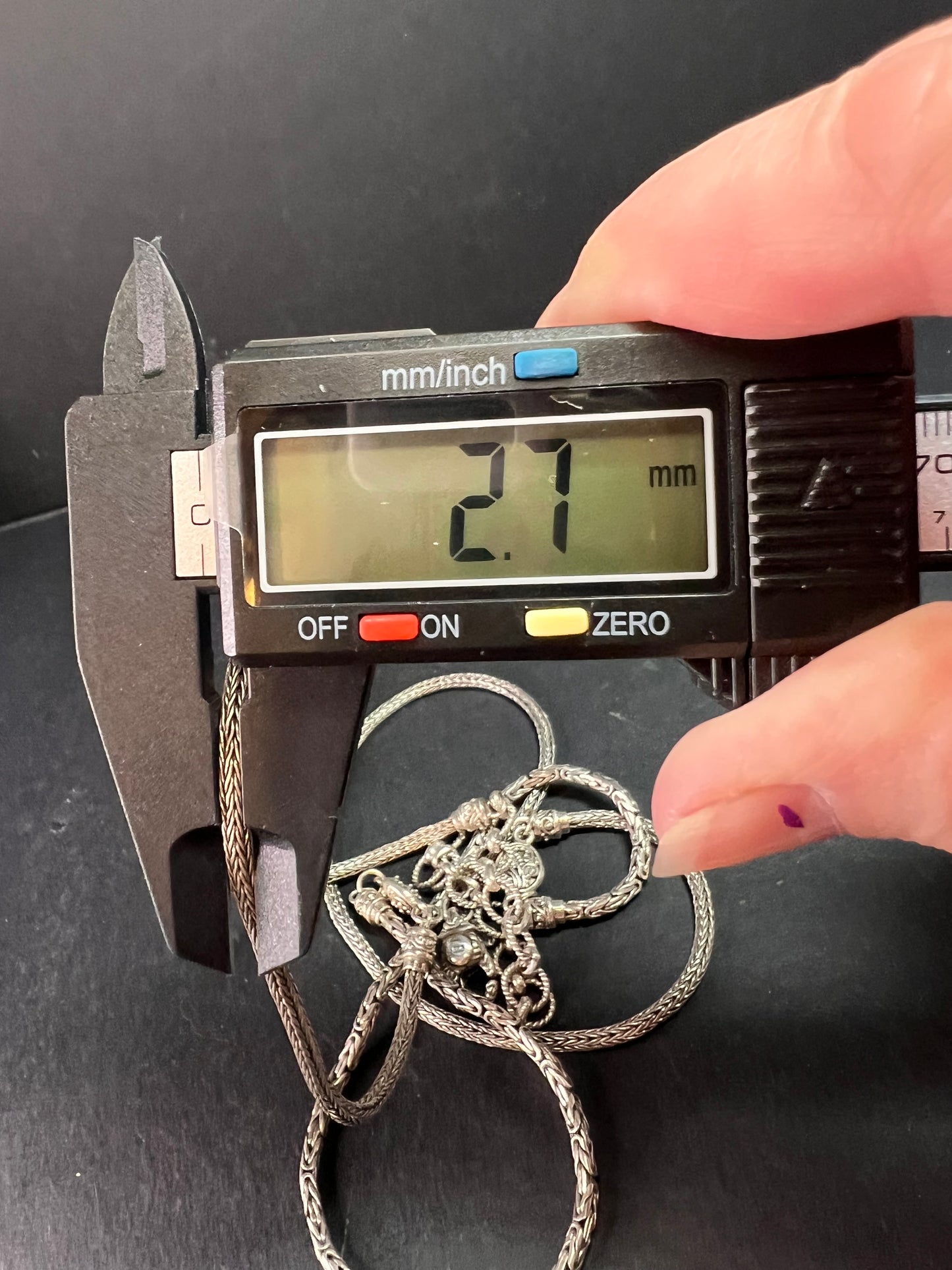 Sarda Sterling Silver 36” Balinese Foxtail Station Necklace – Handcrafted 925 Artisan Chain