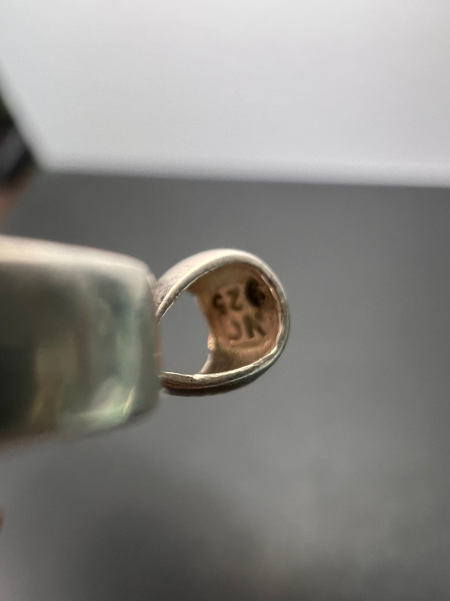 NEW Pink and white tourmaline sterling silver pendant 1.68 grams