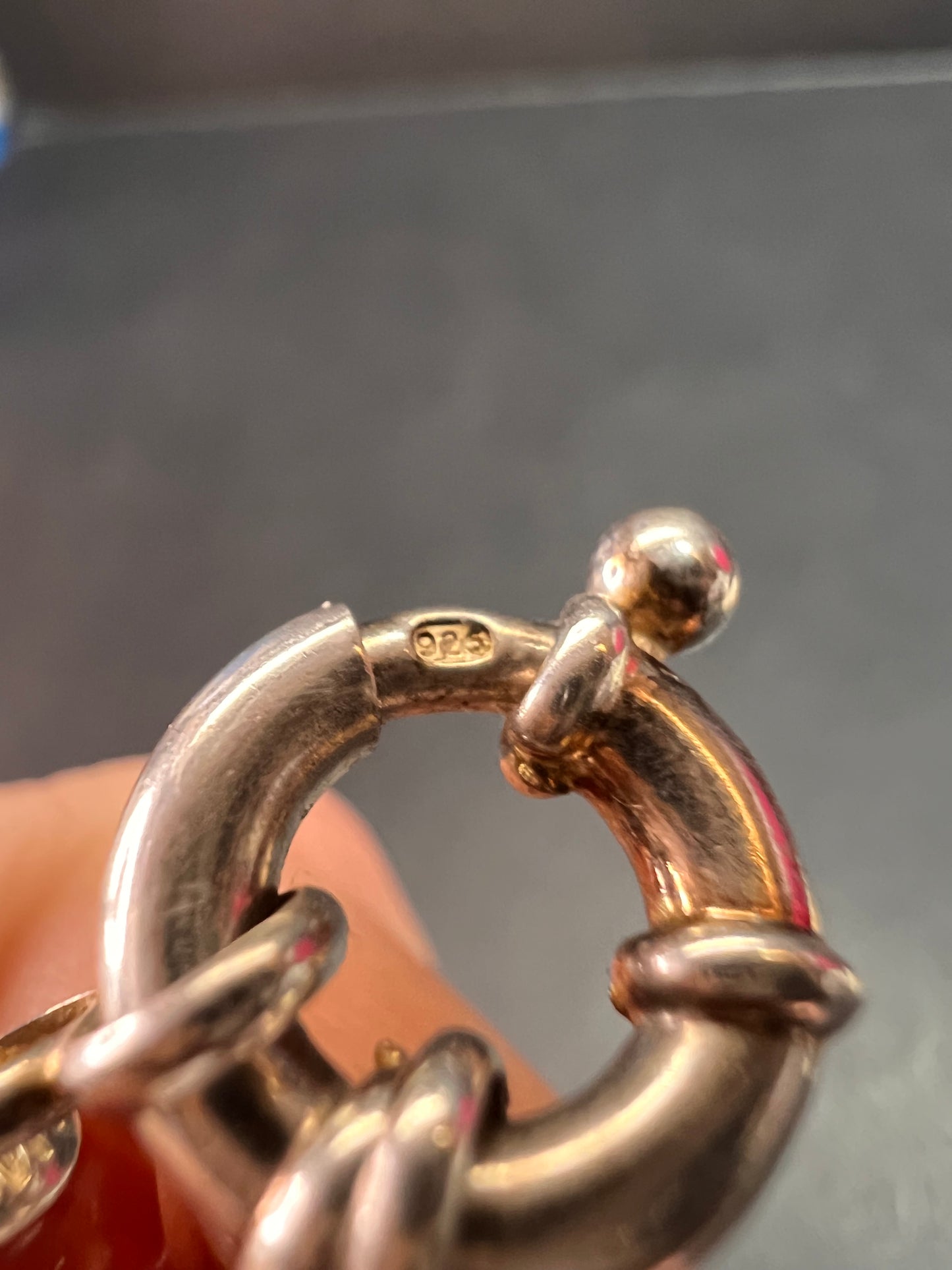 NEW fire agate Sterling silver necklace