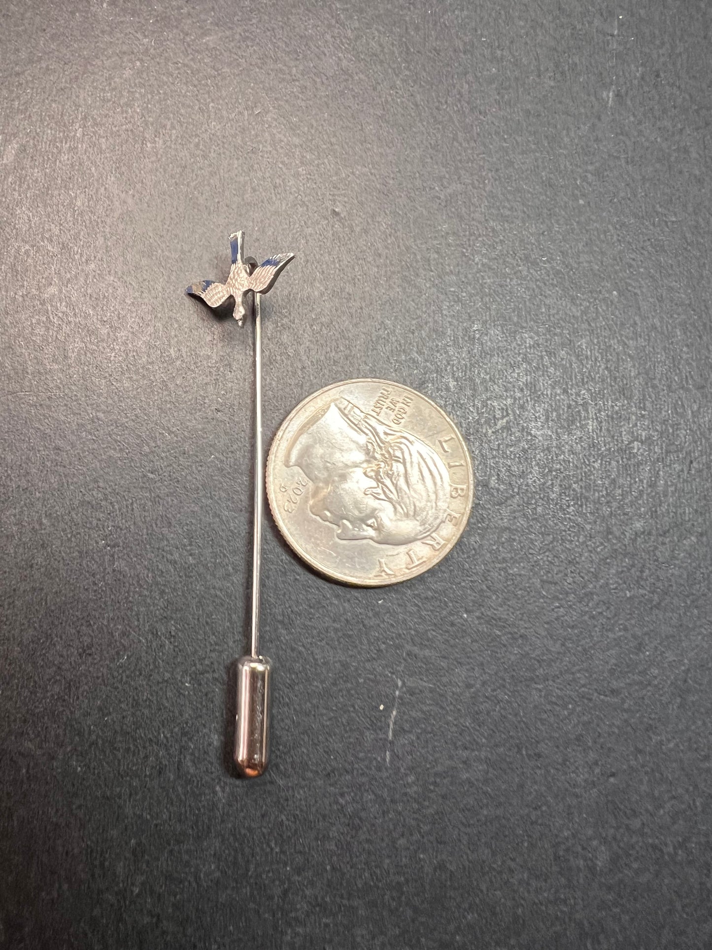 Vintage sterling Sweet Bird CHAPLL dove pin