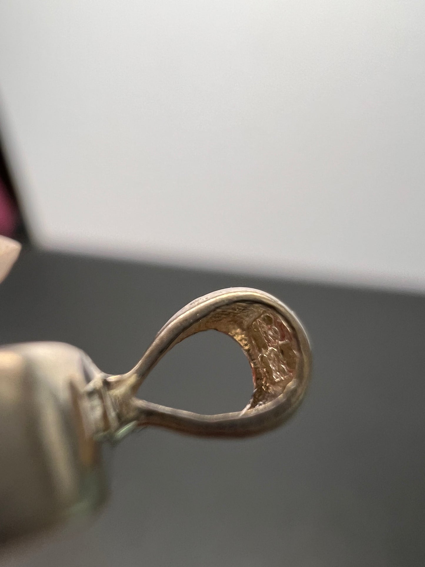 NEW Watermelon sterling silver pendant 1.32 grams