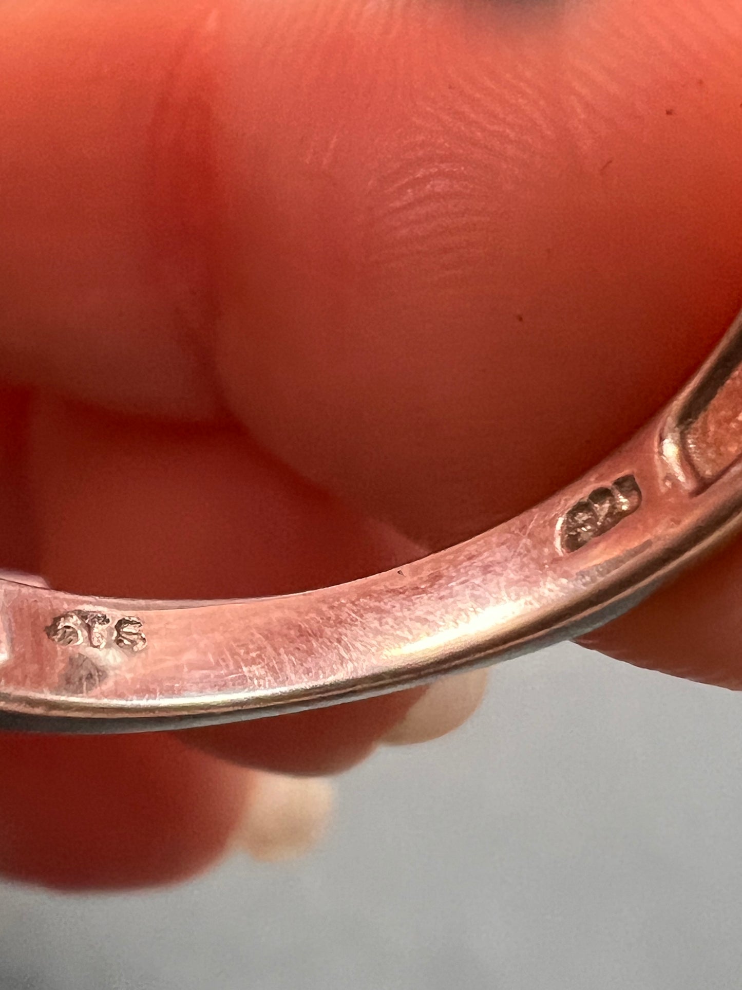 Blue tourmaline and zircon bypass ring in sterling silver size 9