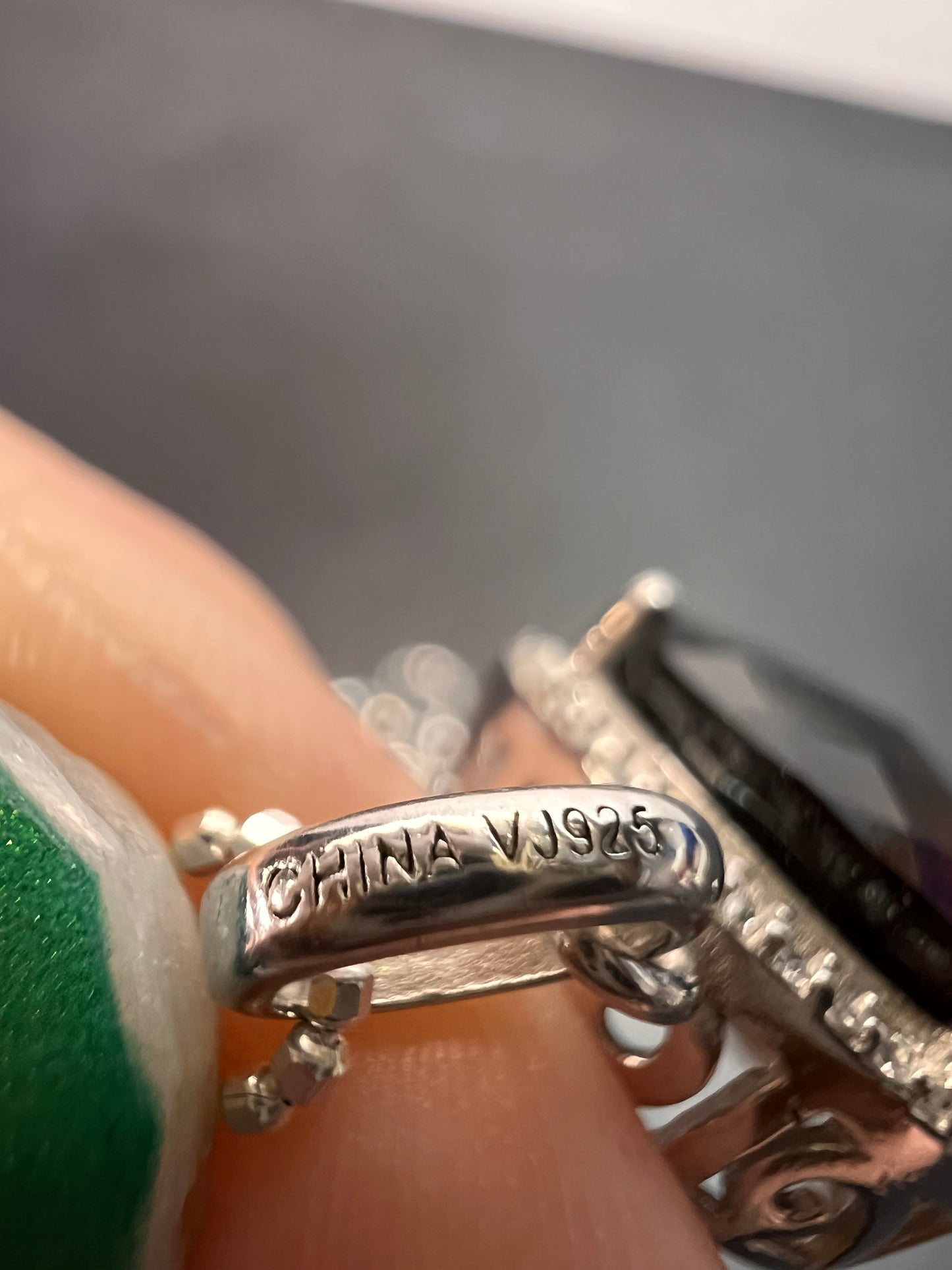 Cognac Quartz sterling silver halo pendant and chain