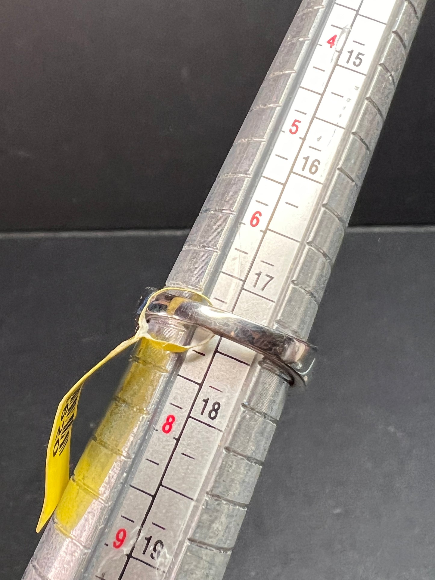 NEW with tag ammolite and diamond sterling silver ring size 7