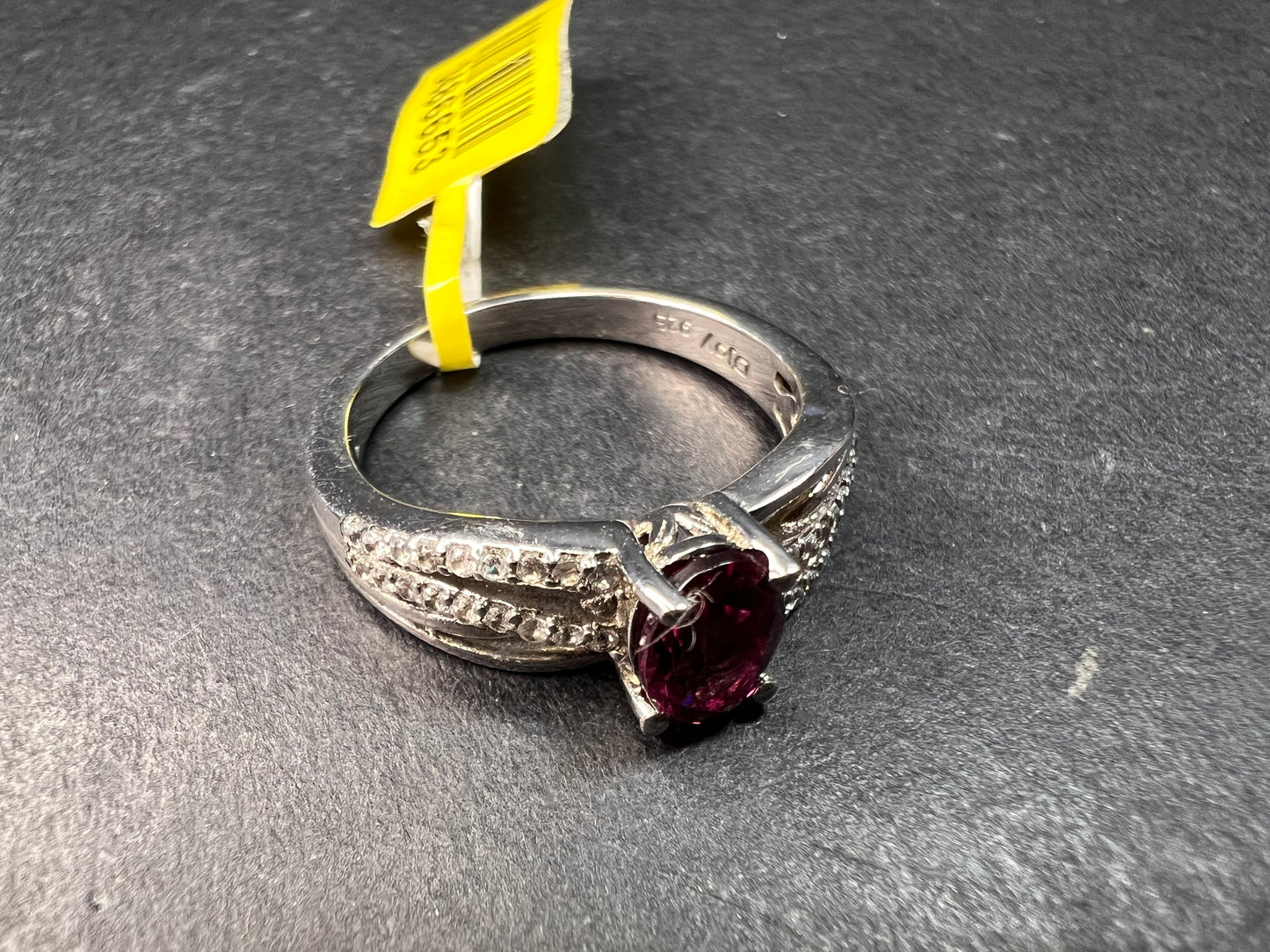 NEW with tag Ember garnet and zircon sterling silver ring size 7