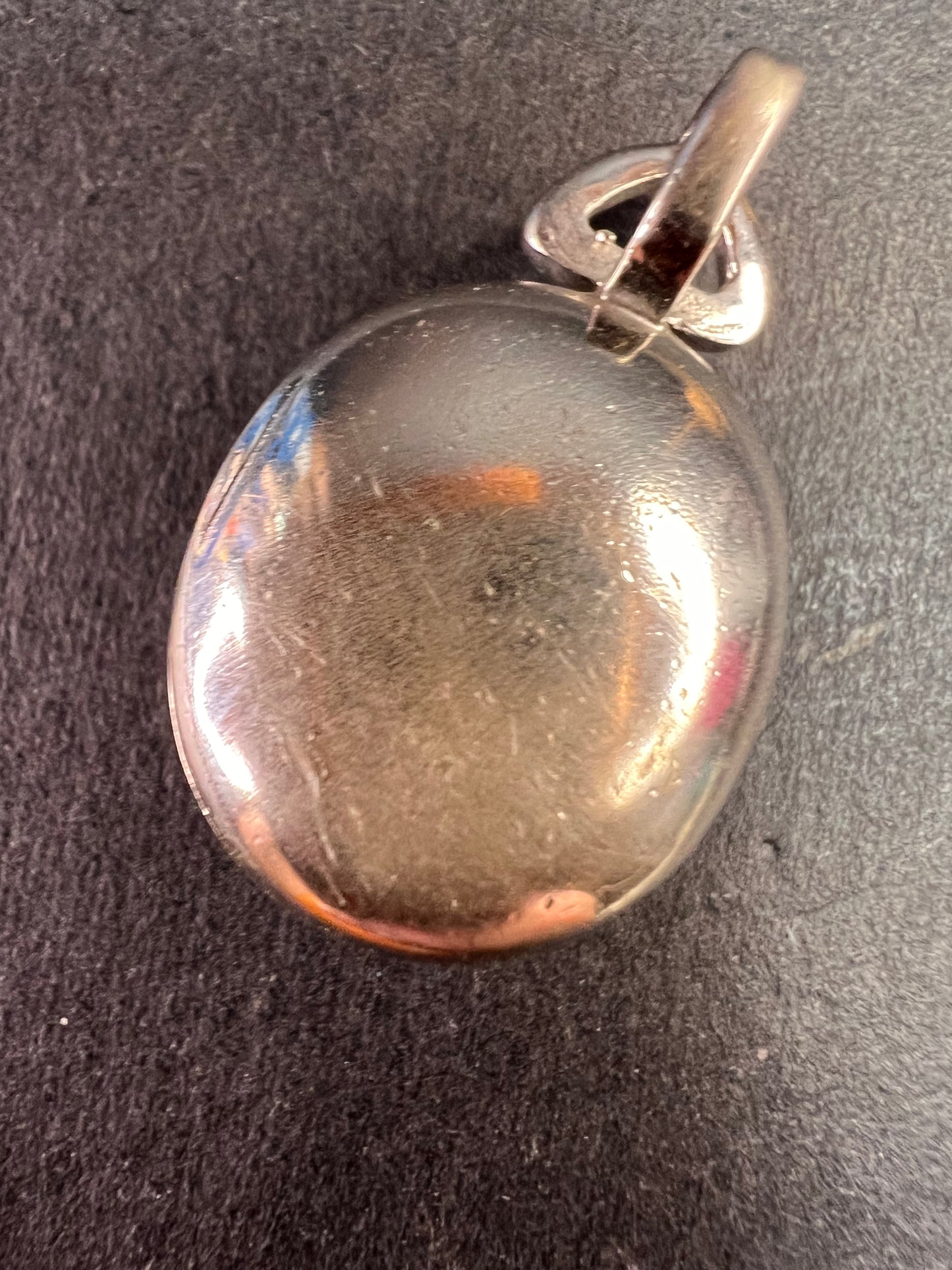Vintage sterling silver poison locket Maltese cross pendant