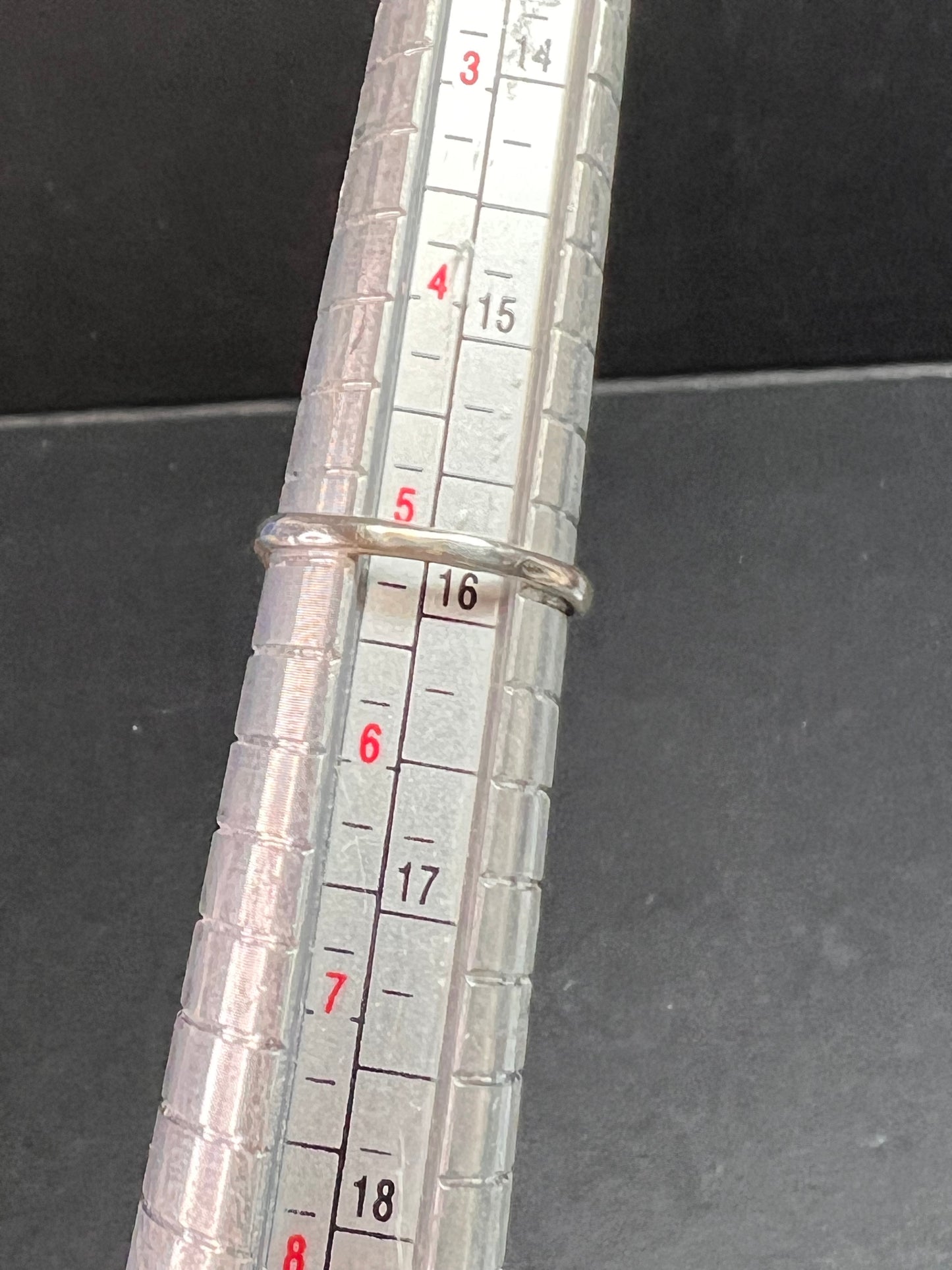 Blue kyanite sterling silver teardrop ring size 5