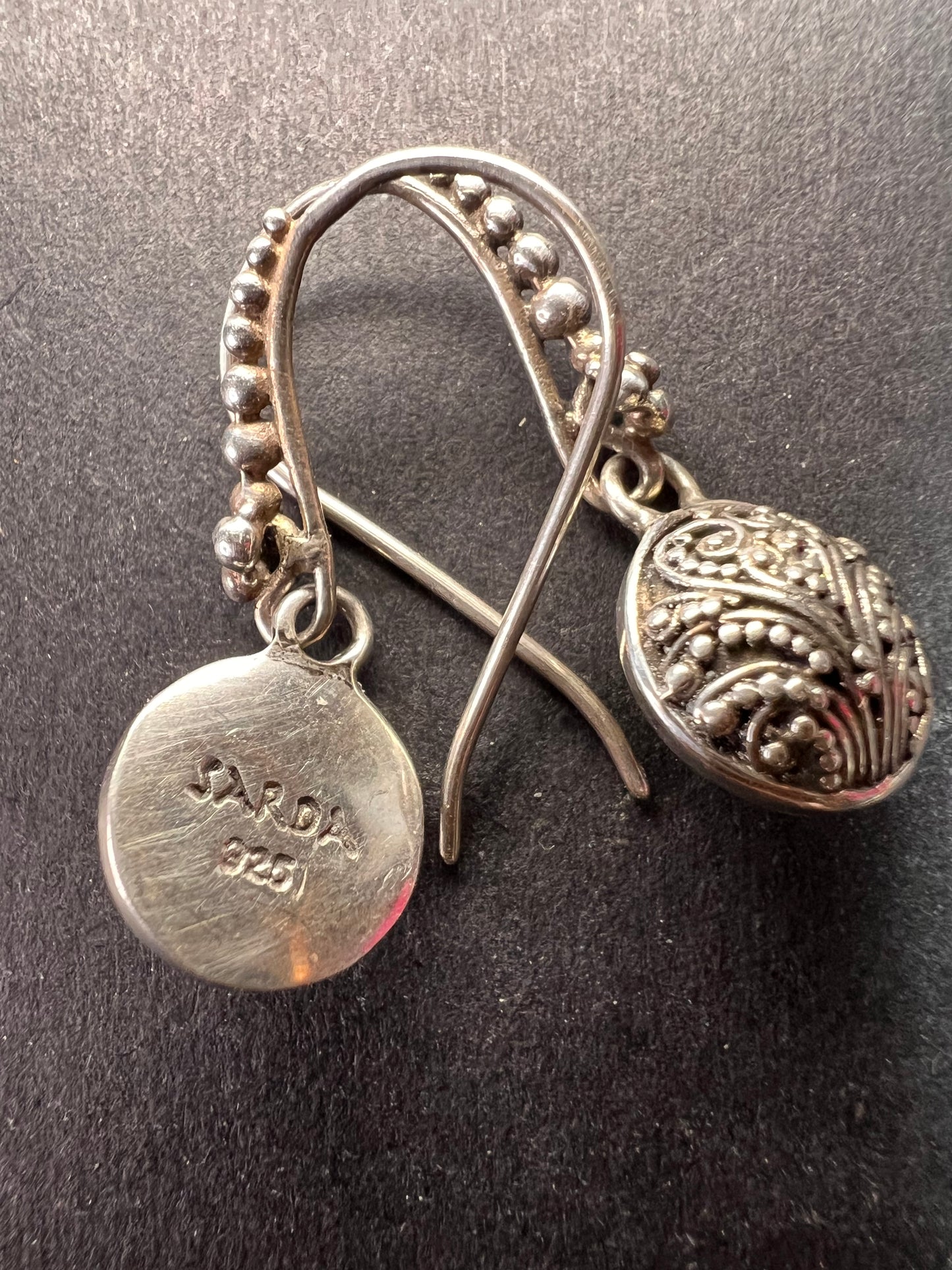 SARDA Bali sterling silver earrings