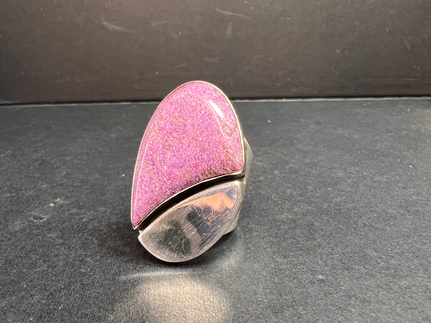 Jay King DRT stichtite sterling silver ring size 6