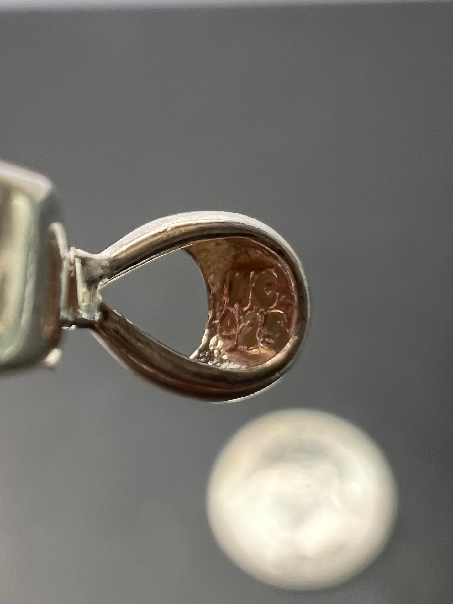 NEW pink/ bi color tourmaline sterling silver pendant 1.28 grams