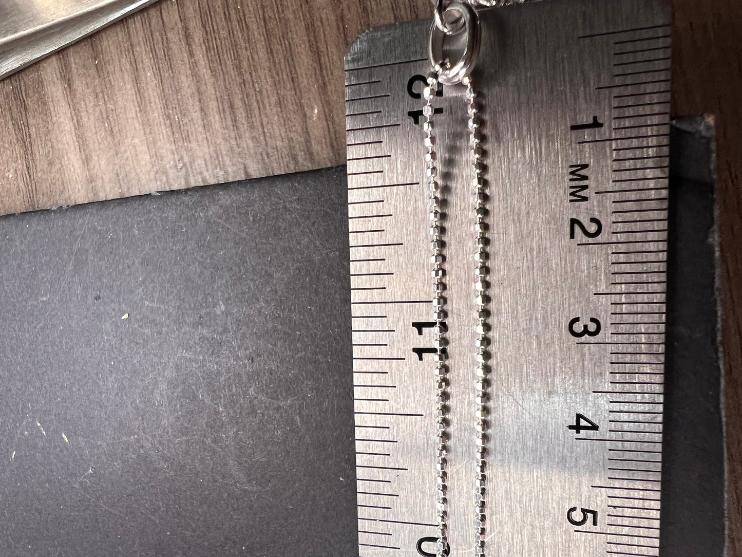 Cognac Quartz sterling silver halo pendant and chain