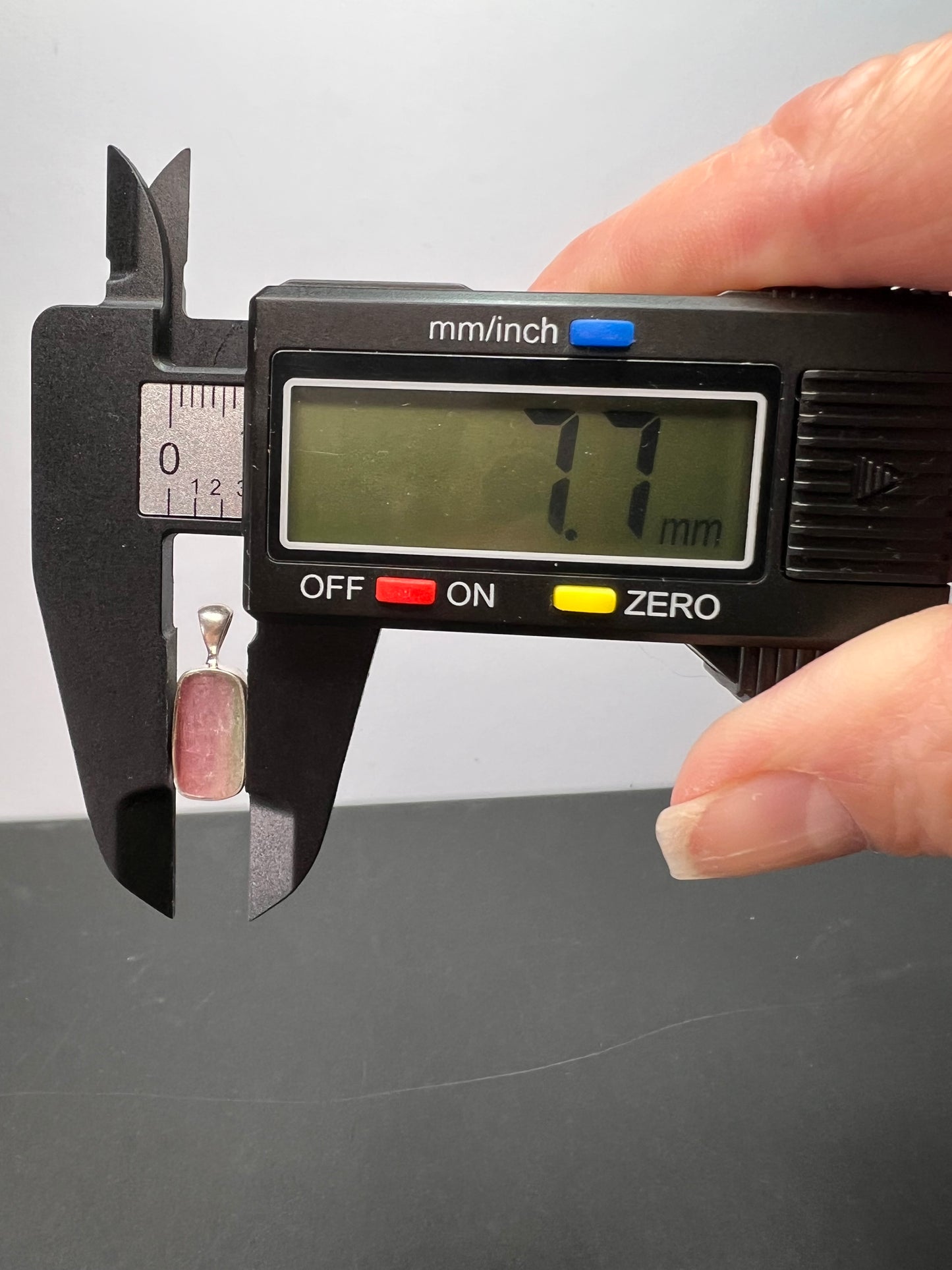 NEW Watermelon sterling silver pendant 1.32 grams