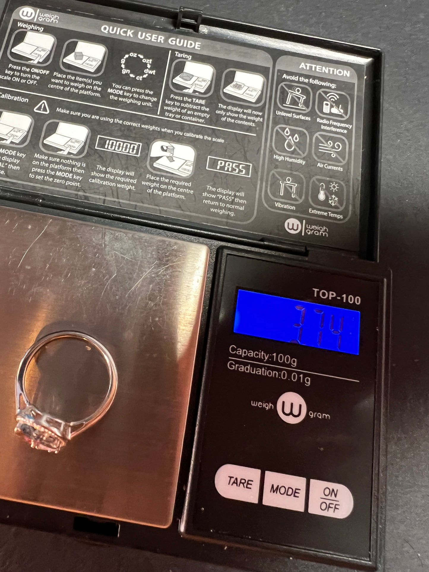 NEW cosmic mystic topaz ring in sterling silver size 8