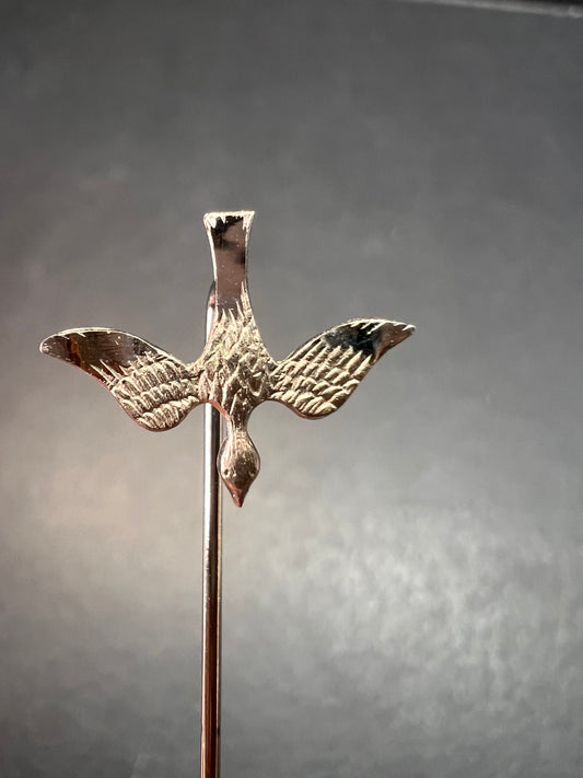 Vintage sterling Sweet Bird CHAPLL dove pin