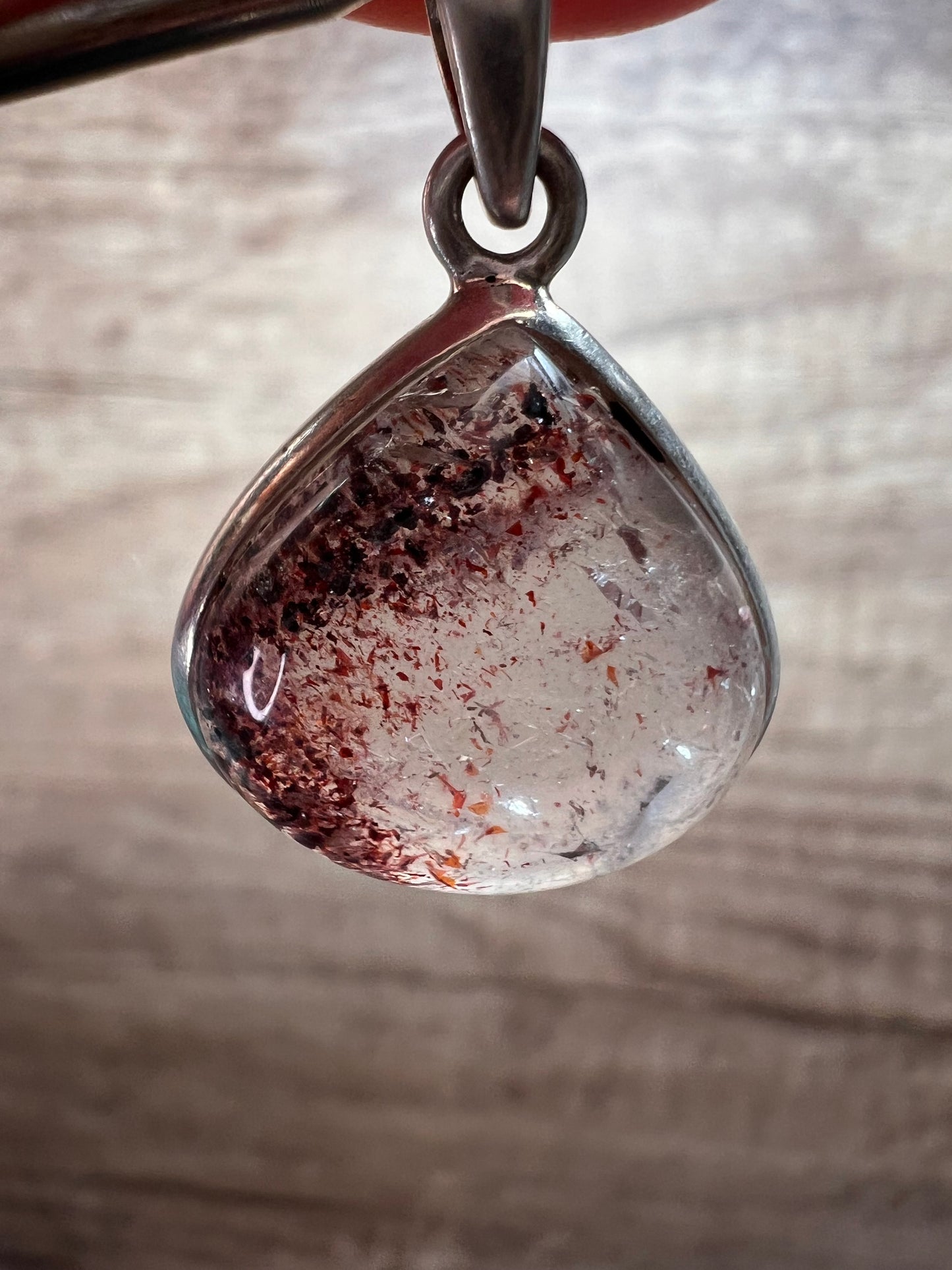 NEW Lepidocrocite super 7 sterling silver pendant 5.16 grams