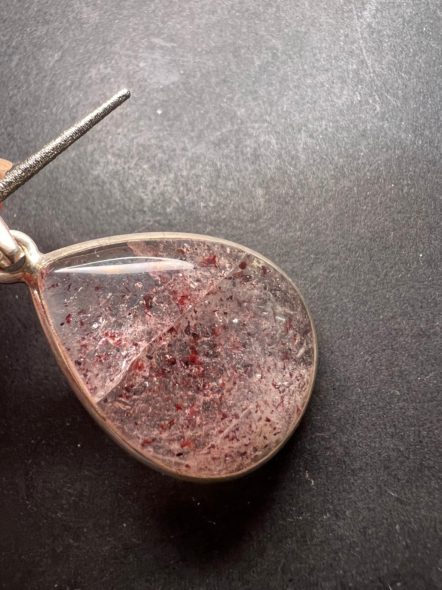 NEW Lepidocrocite super 7 teardrop pendant 6.30 grams