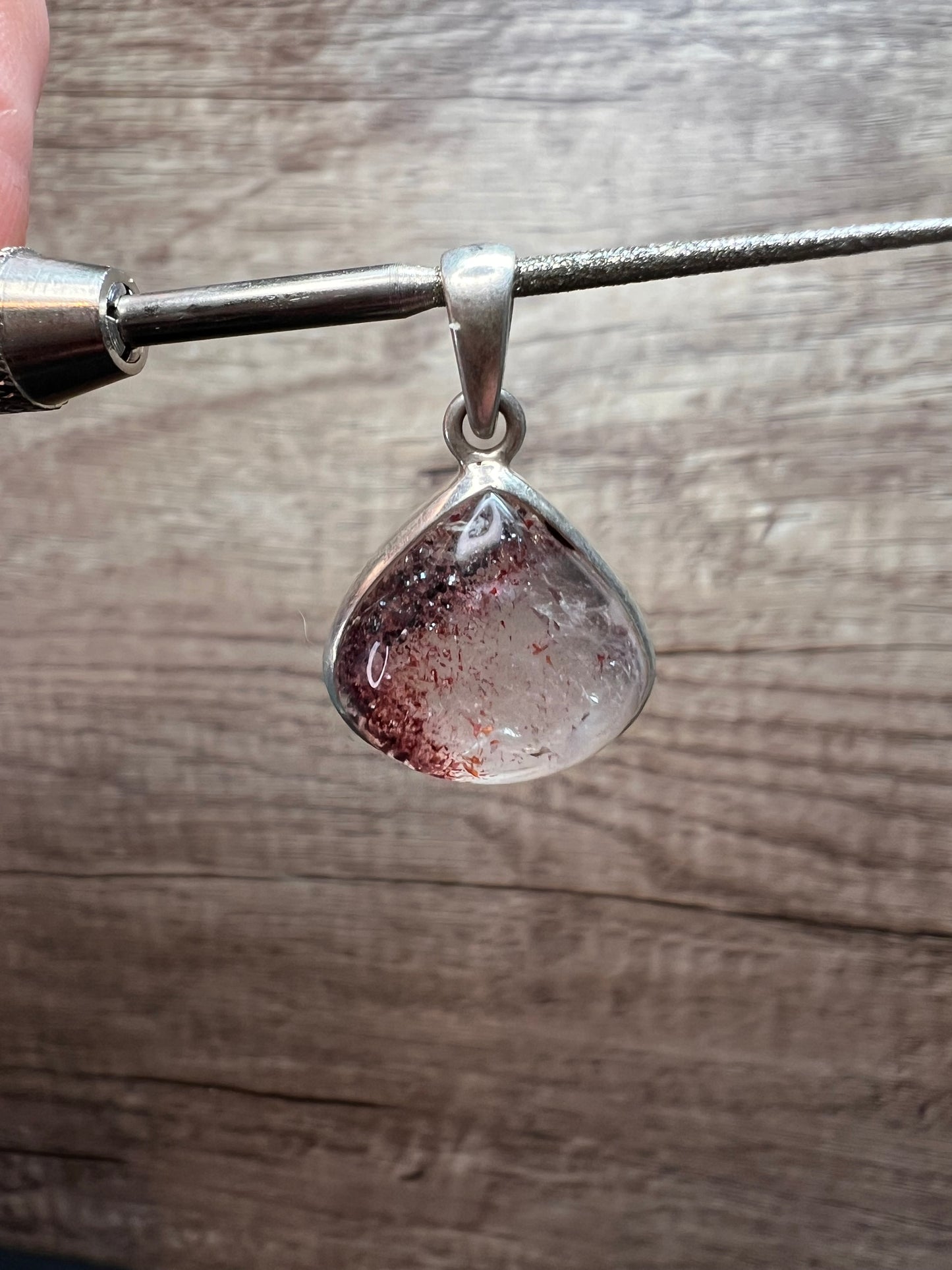 NEW Lepidocrocite super 7 sterling silver pendant 5.16 grams