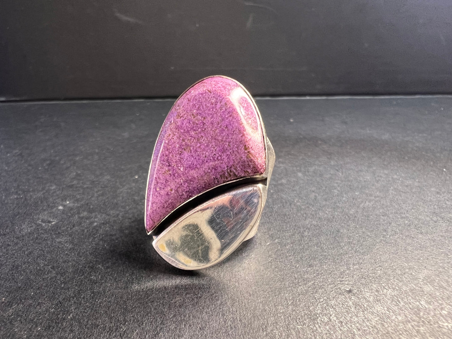 Jay King DRT stichtite sterling silver ring size 6