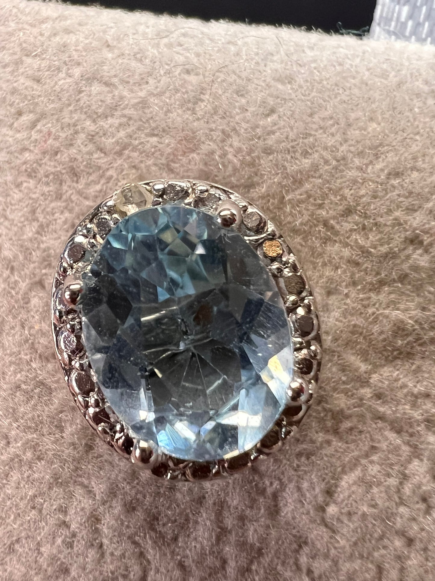 Sky Blue Topaz Sterling Silver Earrings 4.71ctw