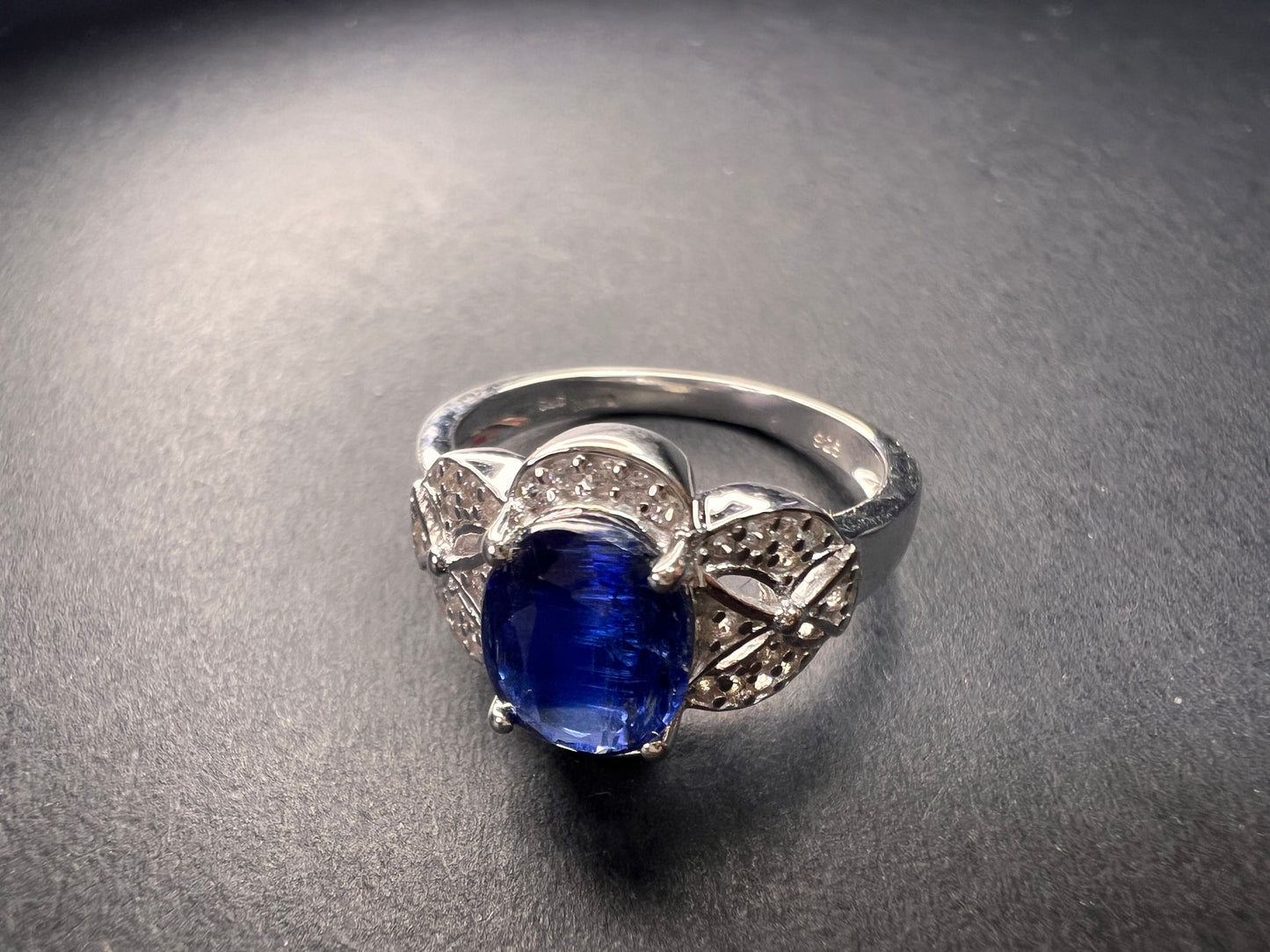 NEW Blue kyanite Sterling silver ring size 8