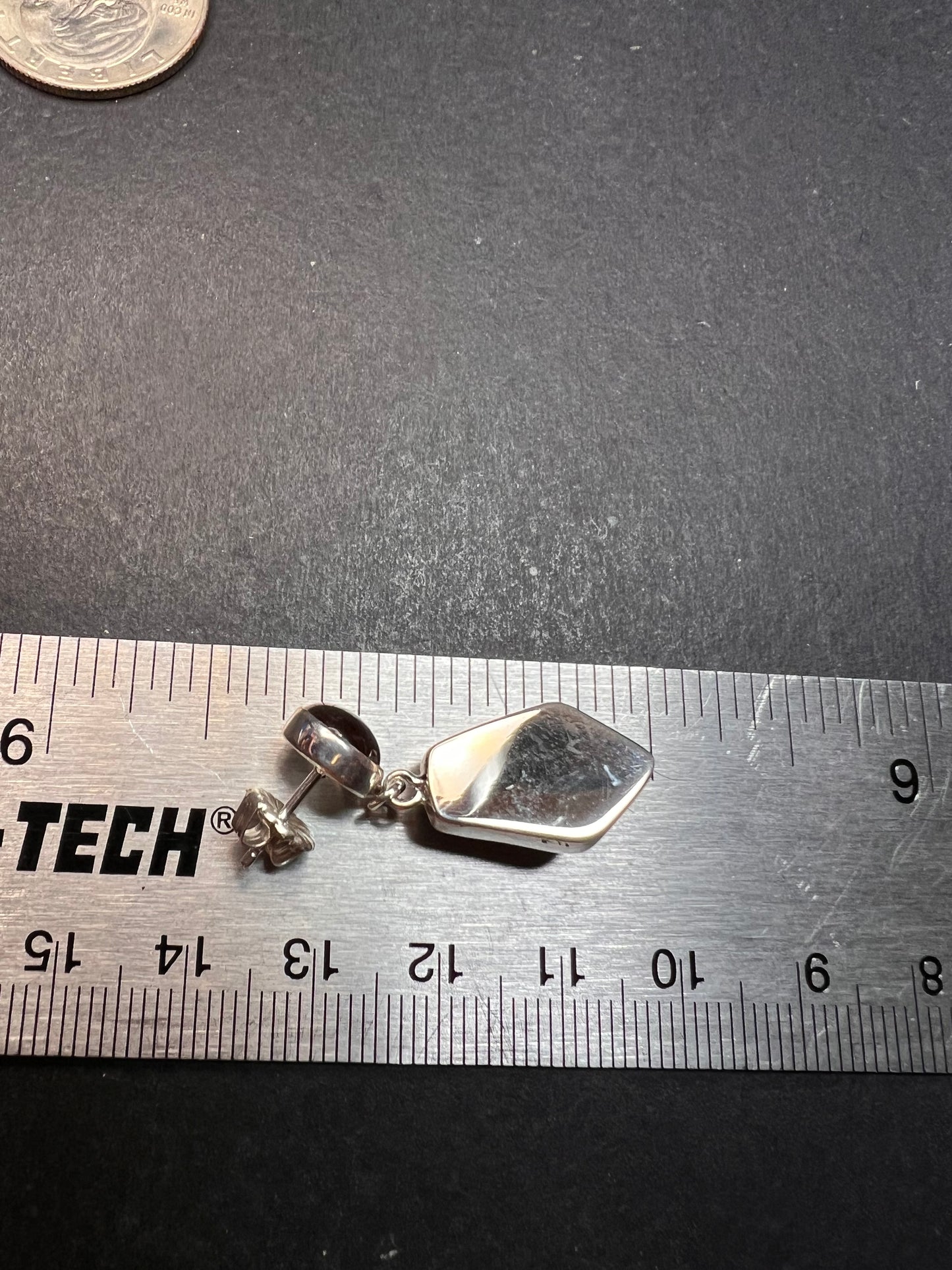 NEW Jay King Cognac Amber Sterling silver earrings