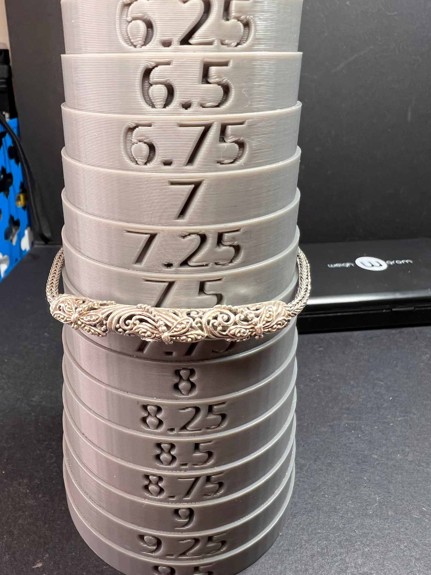 NEW Bali sterling silver dragonfly toggle bracelet