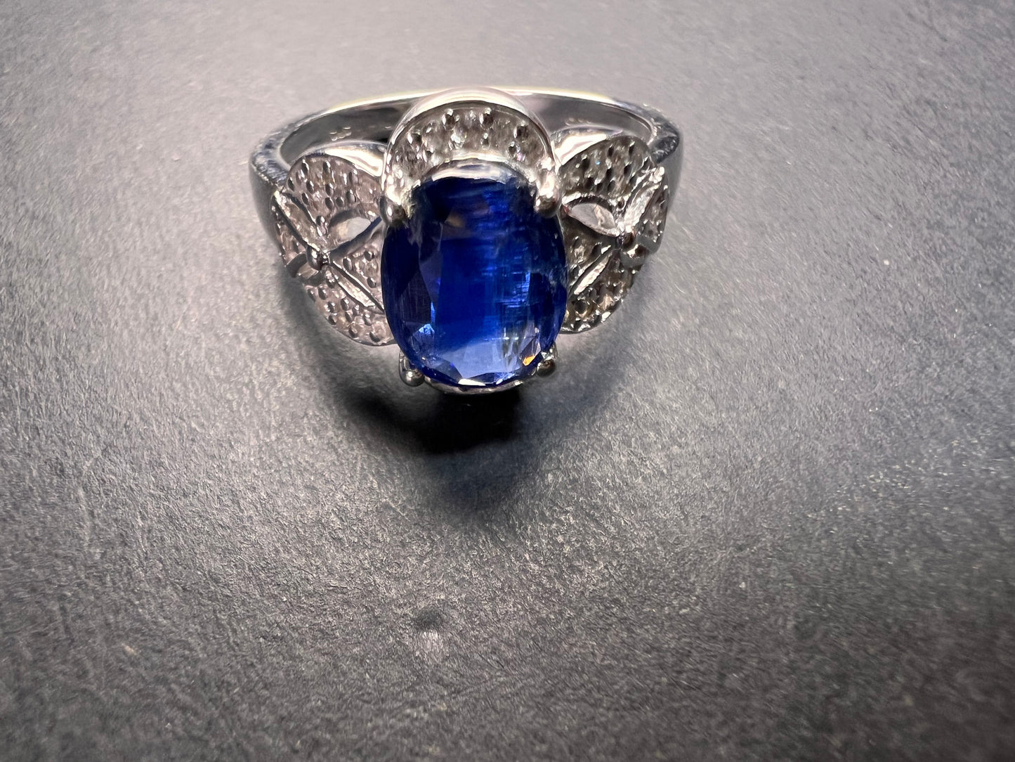 NEW Blue kyanite Sterling silver ring size 8