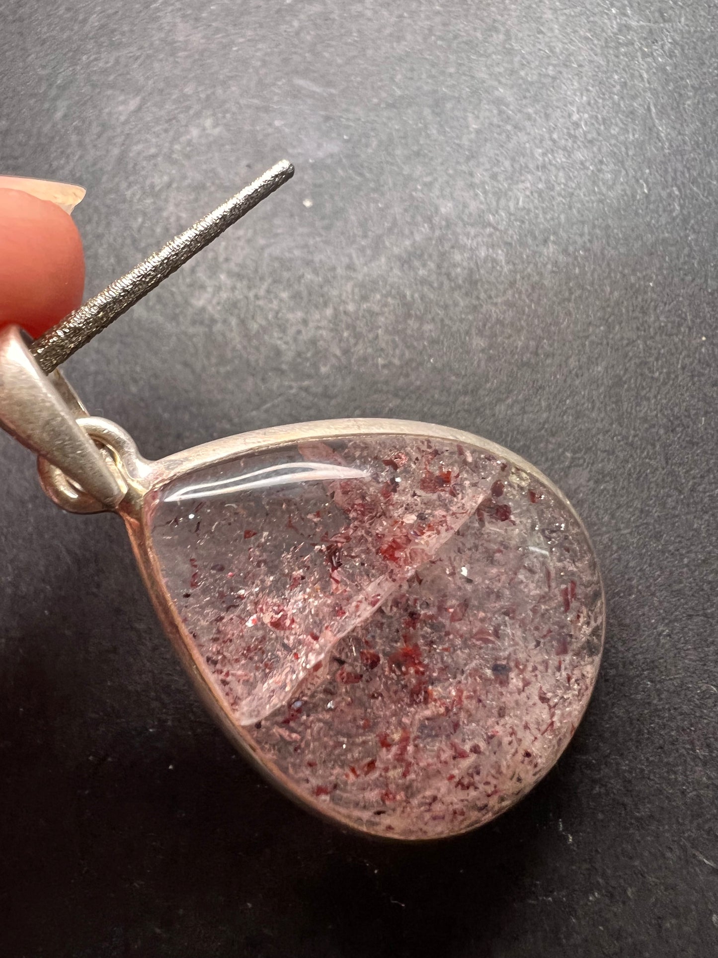 NEW Lepidocrocite super 7 teardrop pendant 6.30 grams