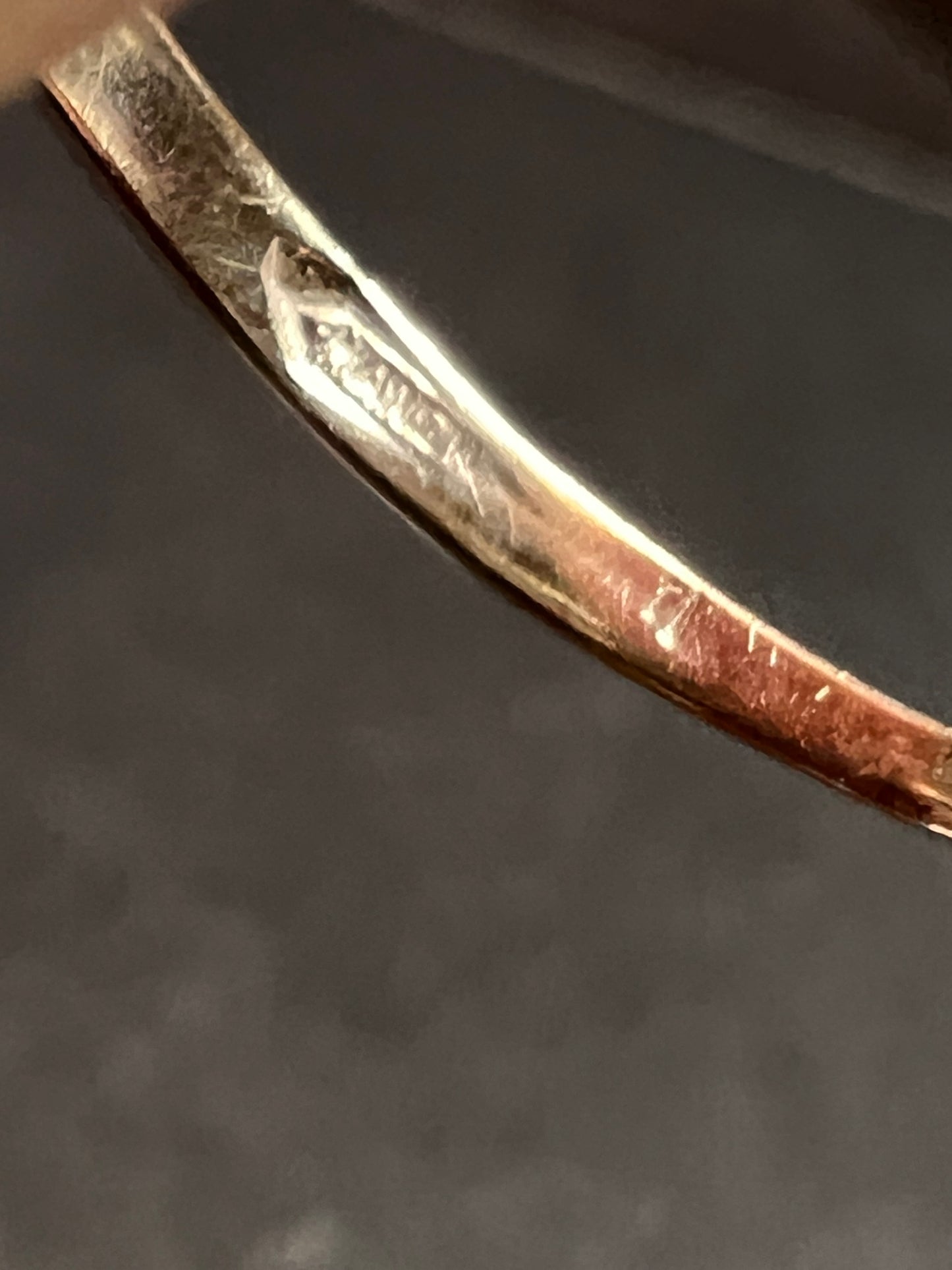 Vintage 14k white gold star ruby ring size 6